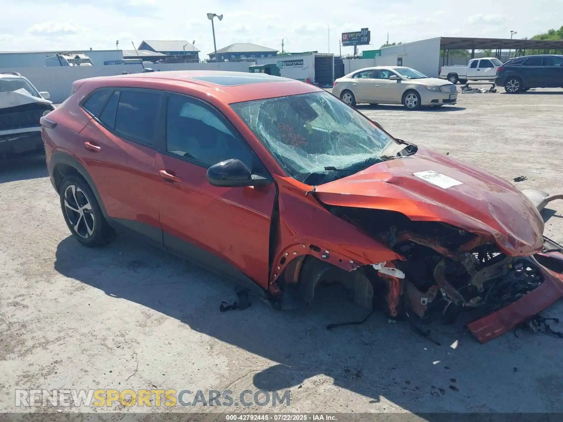 1 Photograph of a damaged car KL77LGE20RC045294 CHEVROLET TRAX 2024