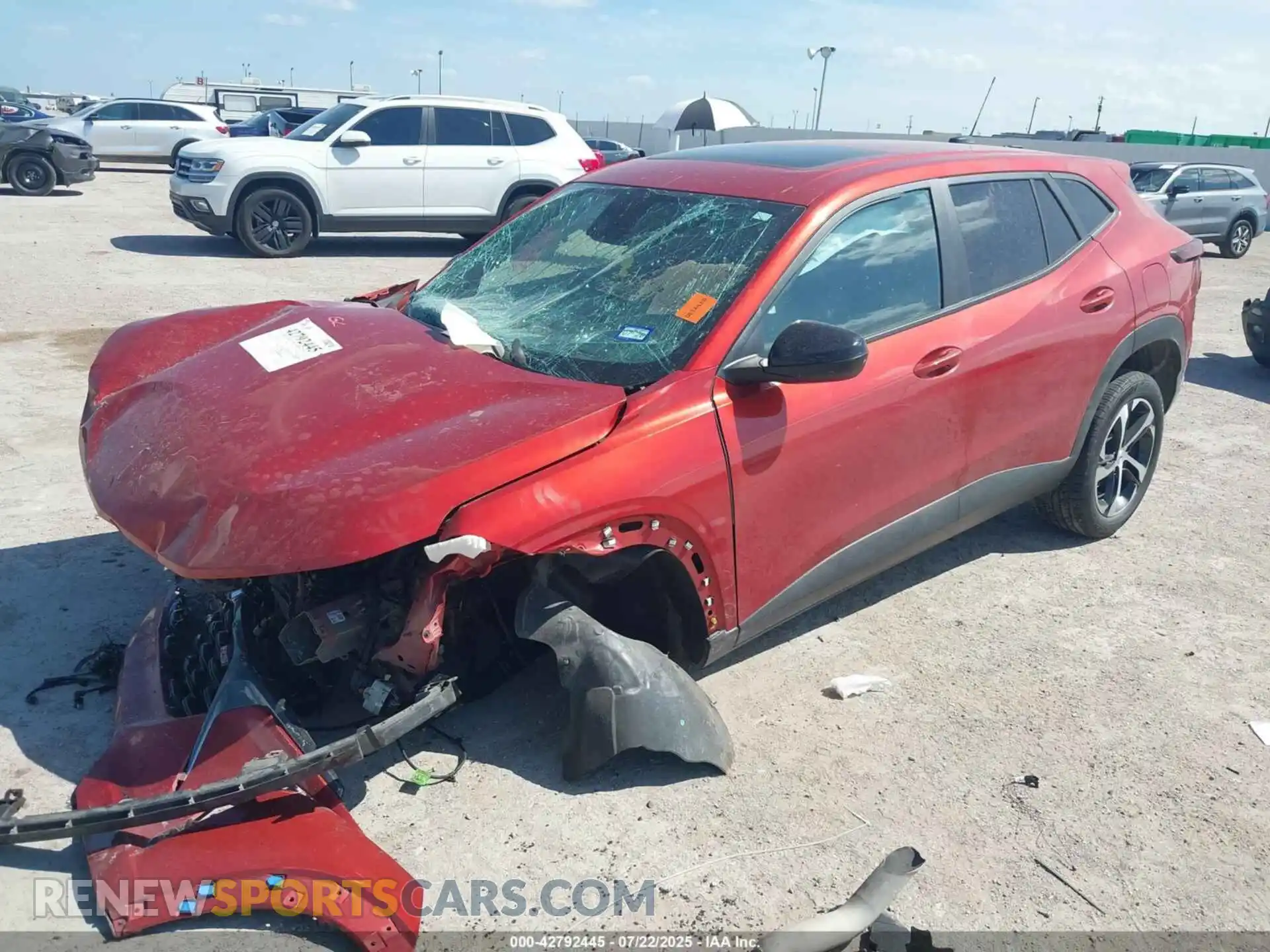 2 Photograph of a damaged car KL77LGE20RC045294 CHEVROLET TRAX 2024