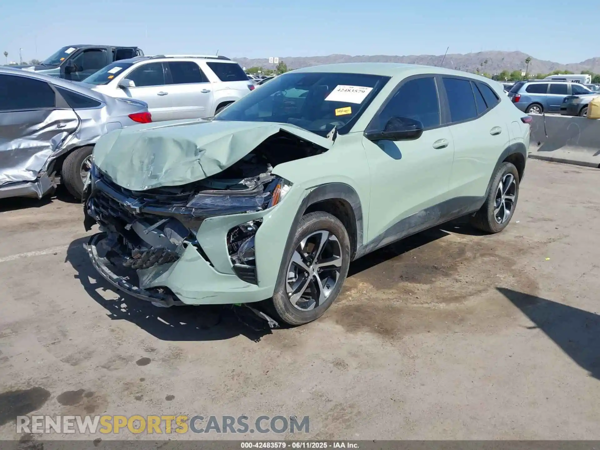2 Photograph of a damaged car KL77LGE20RC210843 CHEVROLET TRAX 2024