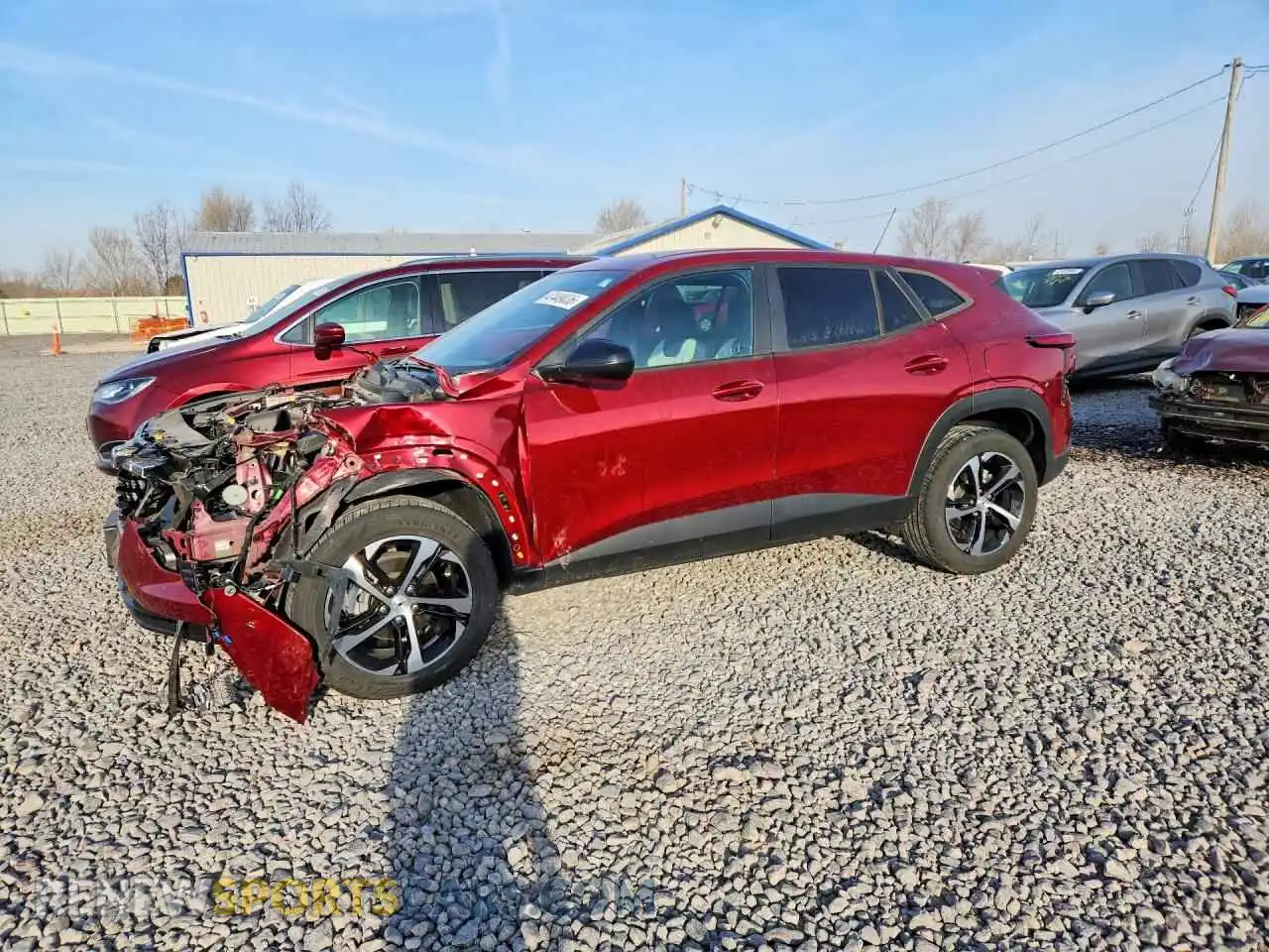 1 Photograph of a damaged car KL77LGE21RC024194 CHEVROLET TRAX 2024