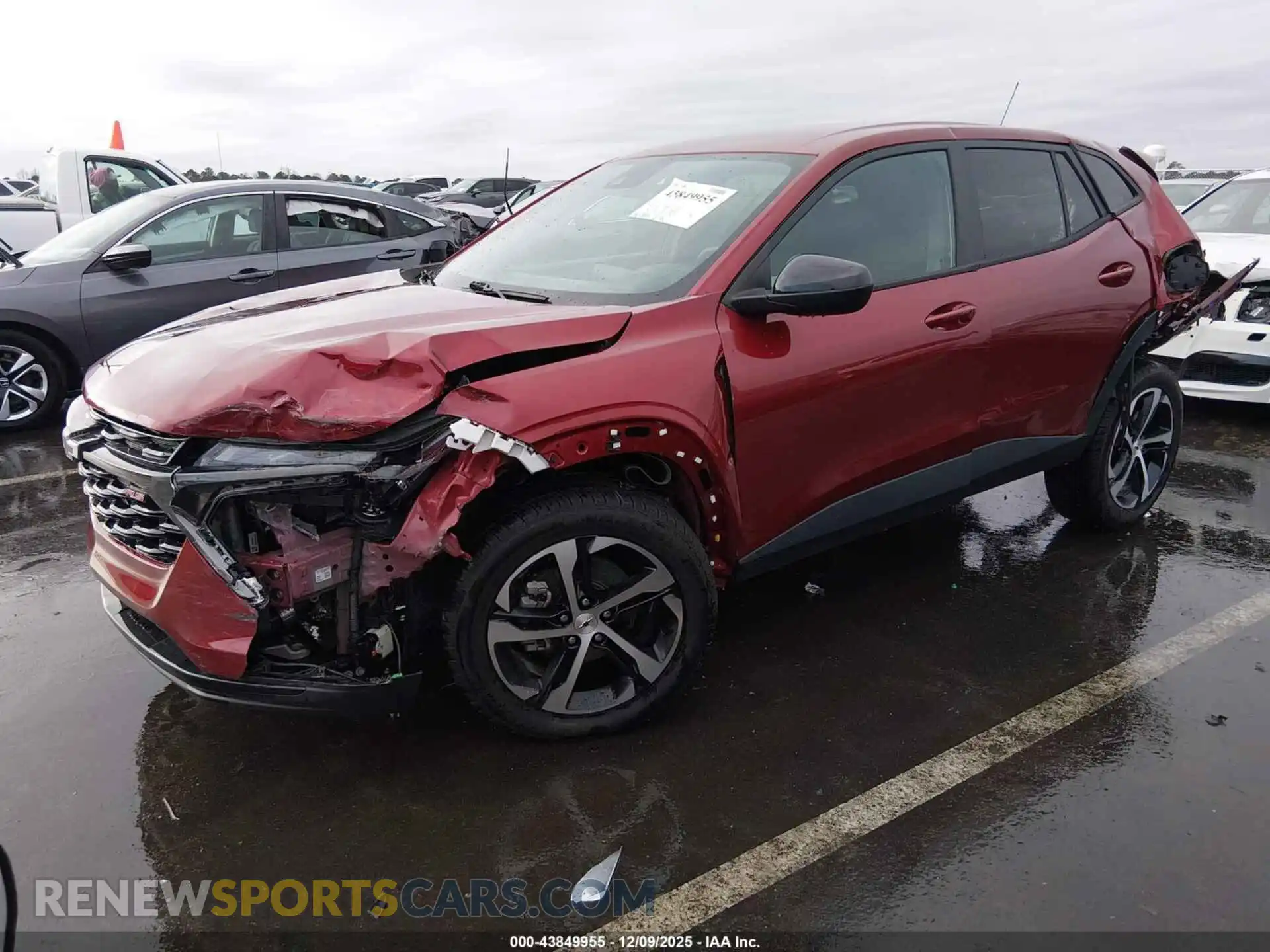 2 fotografías del automóvil dañado KL77LGE23RC018641 CHEVROLET TRAX 2024