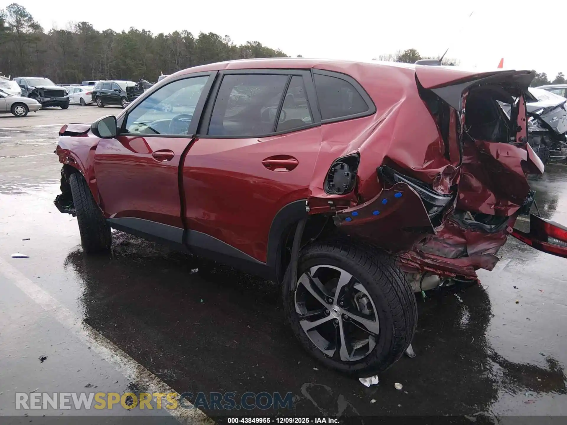 3 fotografías del automóvil dañado KL77LGE23RC018641 CHEVROLET TRAX 2024