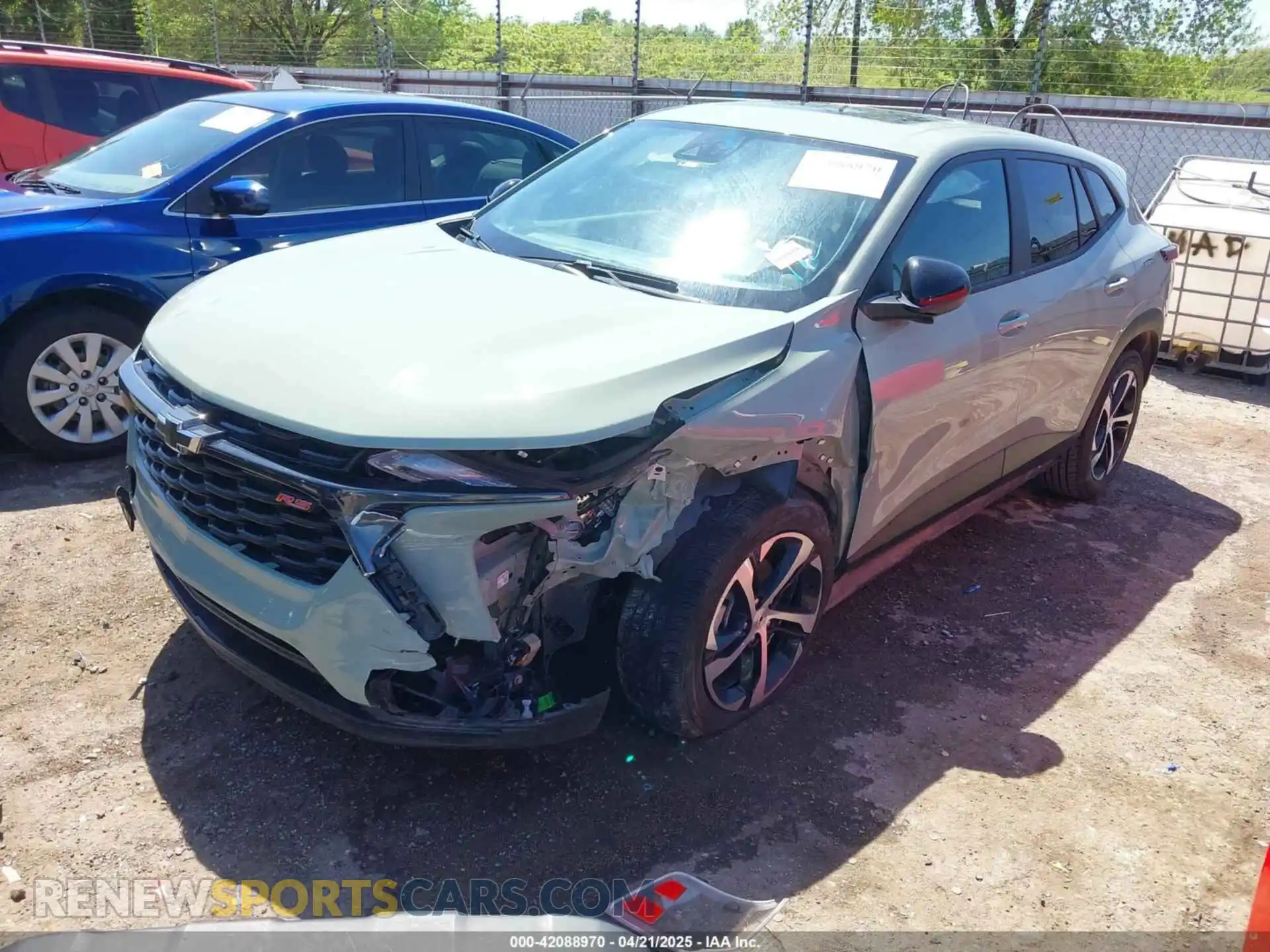 2 fotografías del automóvil dañado KL77LGE23RC090973 CHEVROLET TRAX 2024