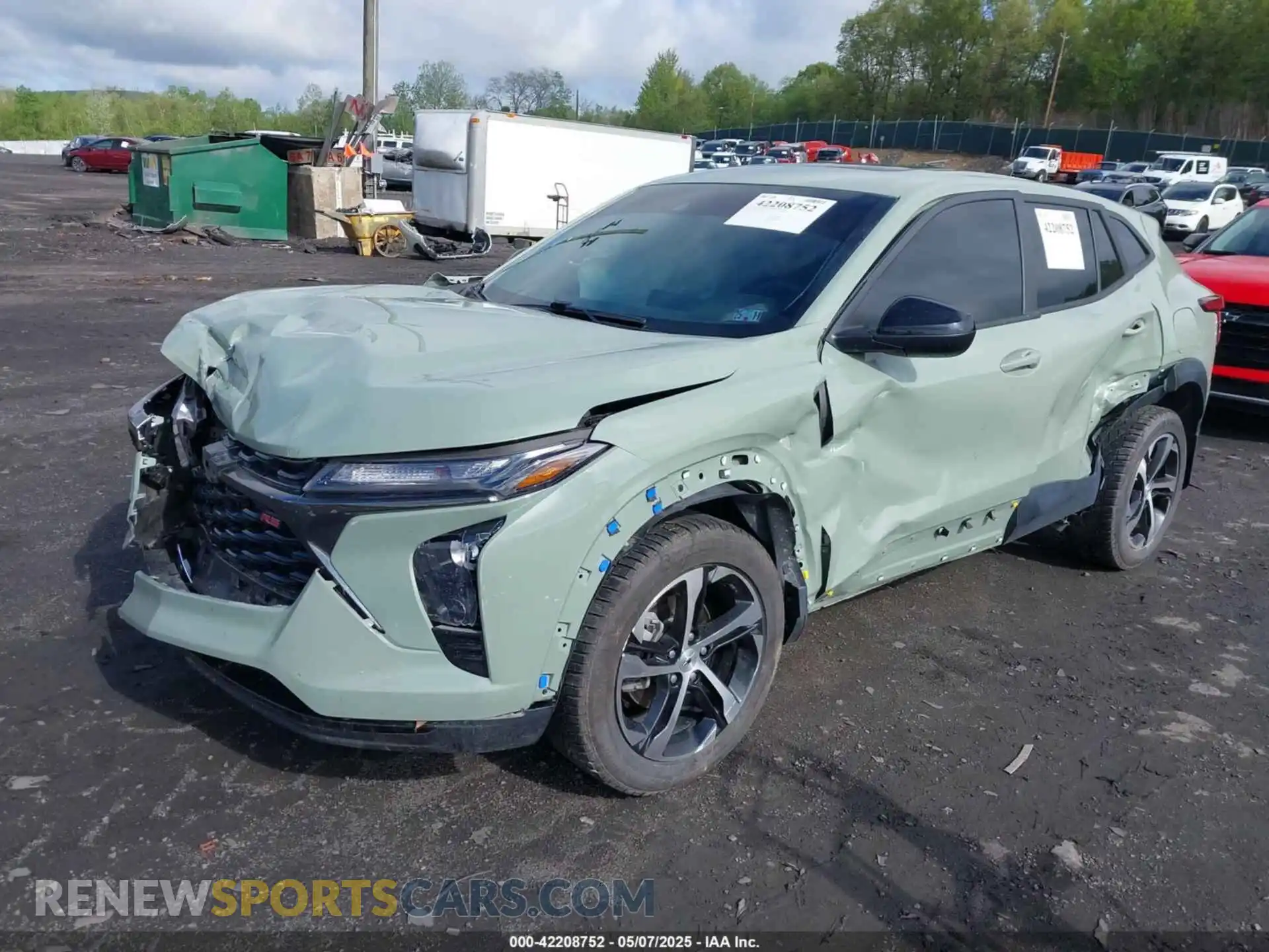 2 Photograph of a damaged car KL77LGE23RC099236 CHEVROLET TRAX 2024