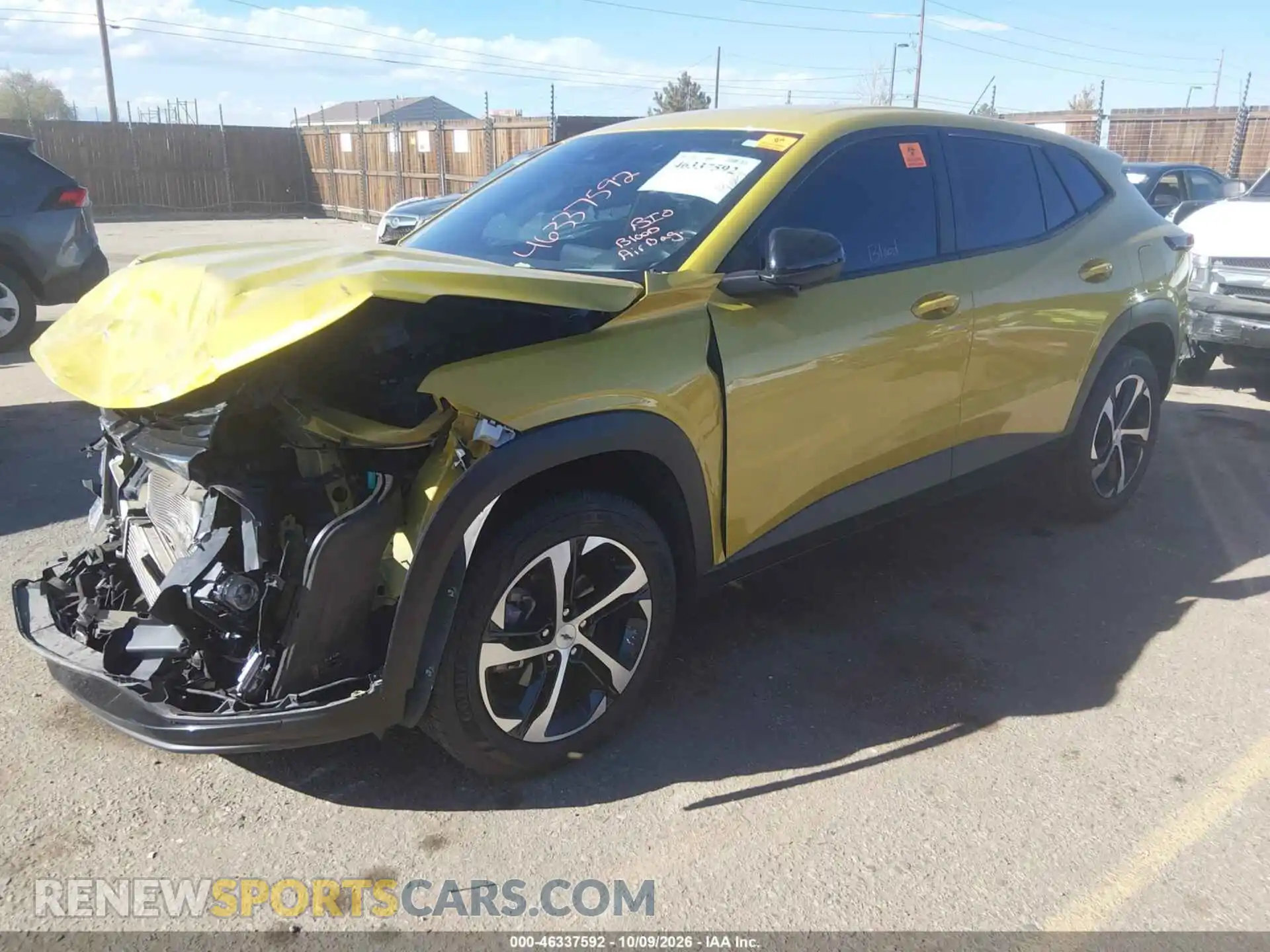 2 Photograph of a damaged car KL77LGE24RC032953 CHEVROLET TRAX 2024
