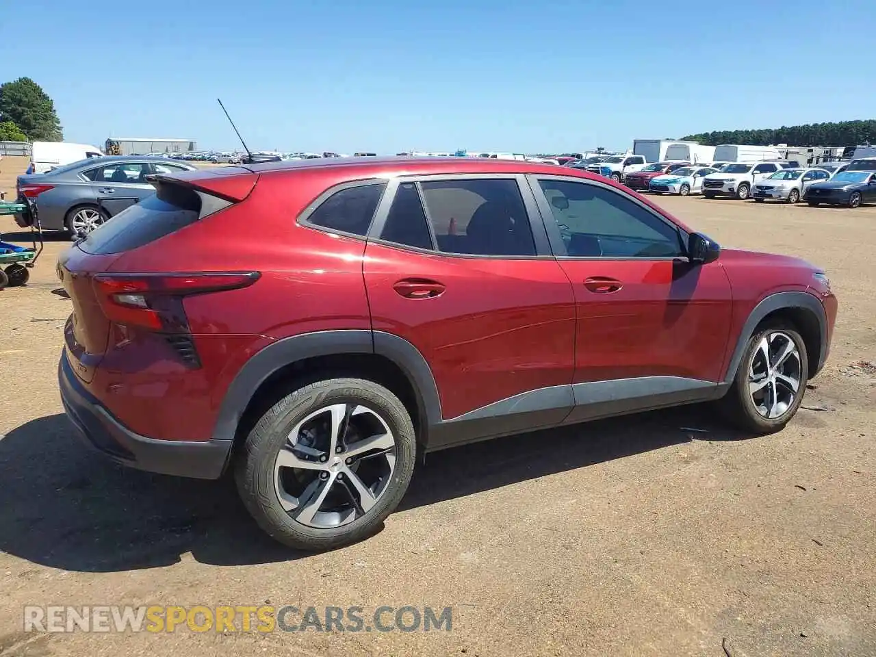 3 fotografías del automóvil dañado KL77LGE27RC083072 CHEVROLET TRAX 2024