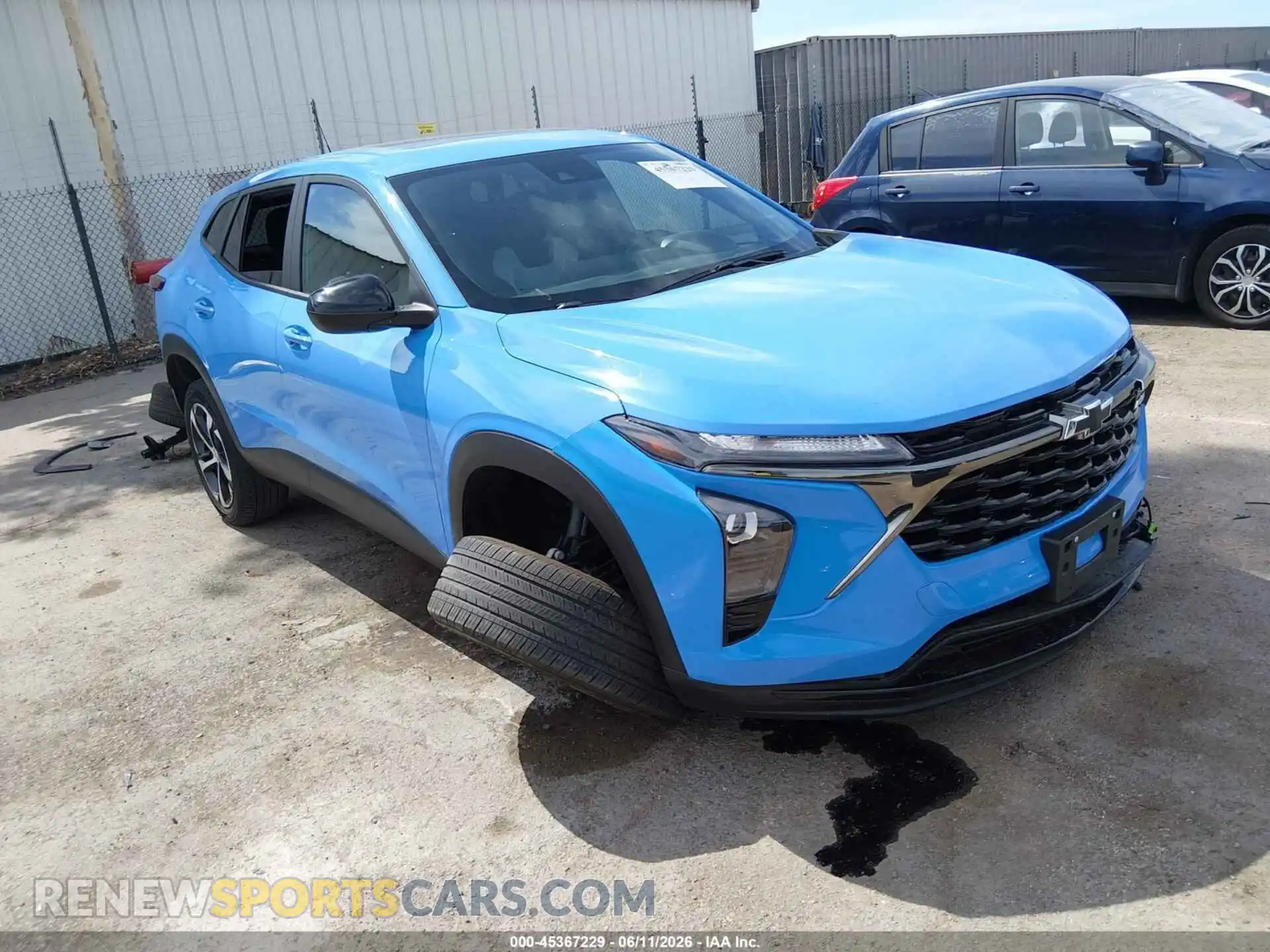 1 Photograph of a damaged car KL77LGE29RC215247 CHEVROLET TRAX 2024