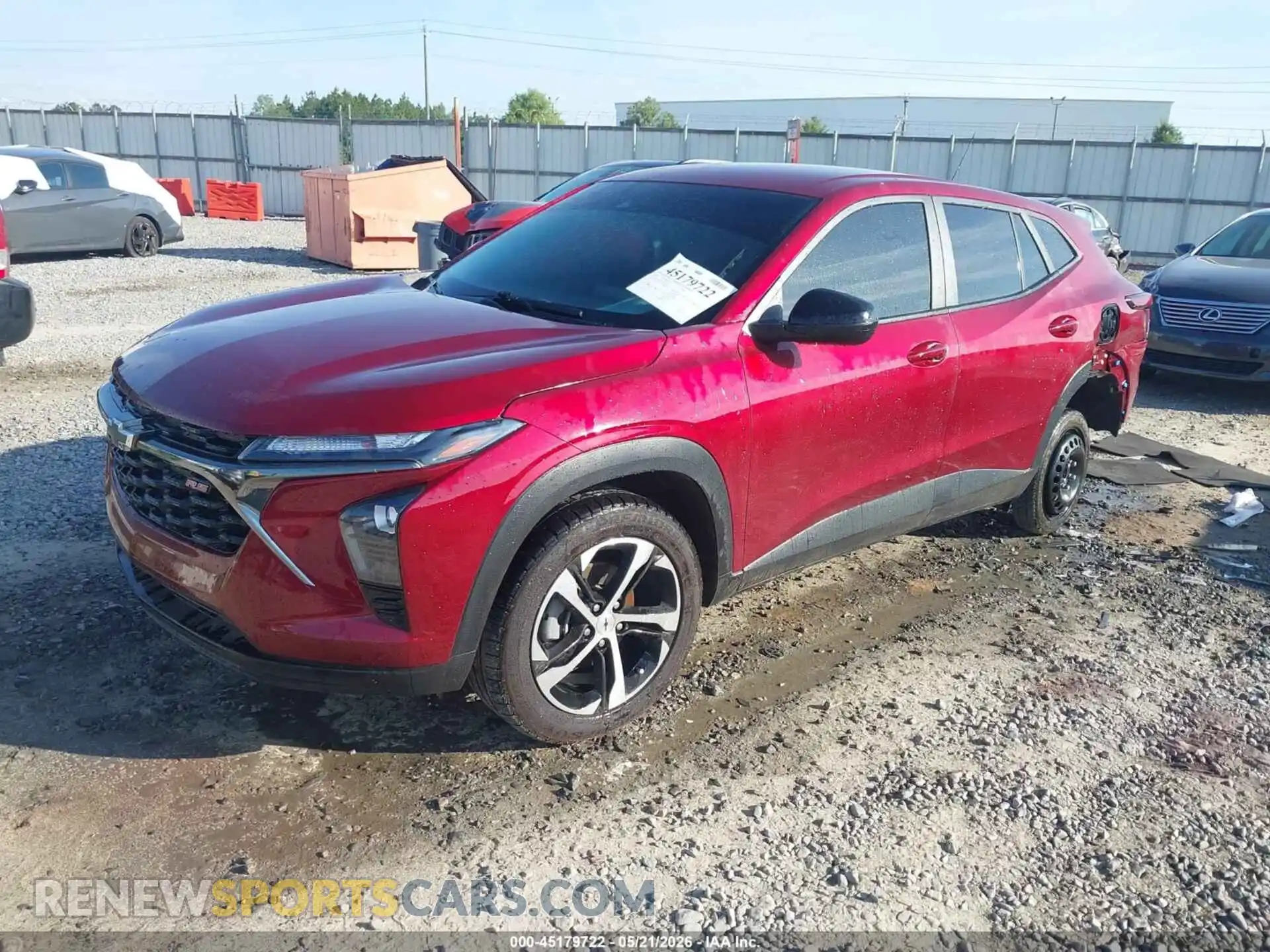 2 Photograph of a damaged car KL77LGE2XRC013548 CHEVROLET TRAX 2024