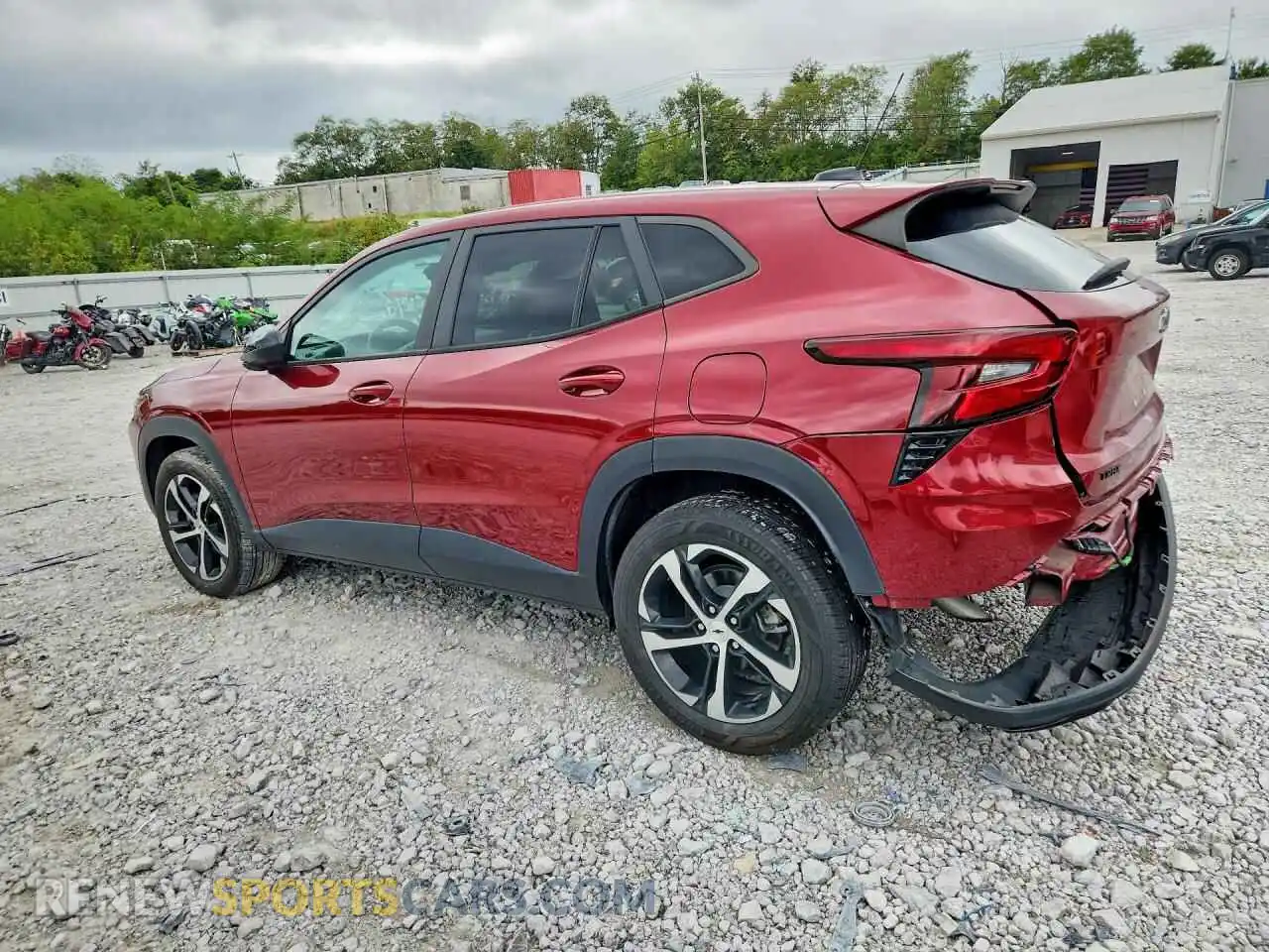 2 Photograph of a damaged car KL77LGE2XRC027336 CHEVROLET TRAX 2024