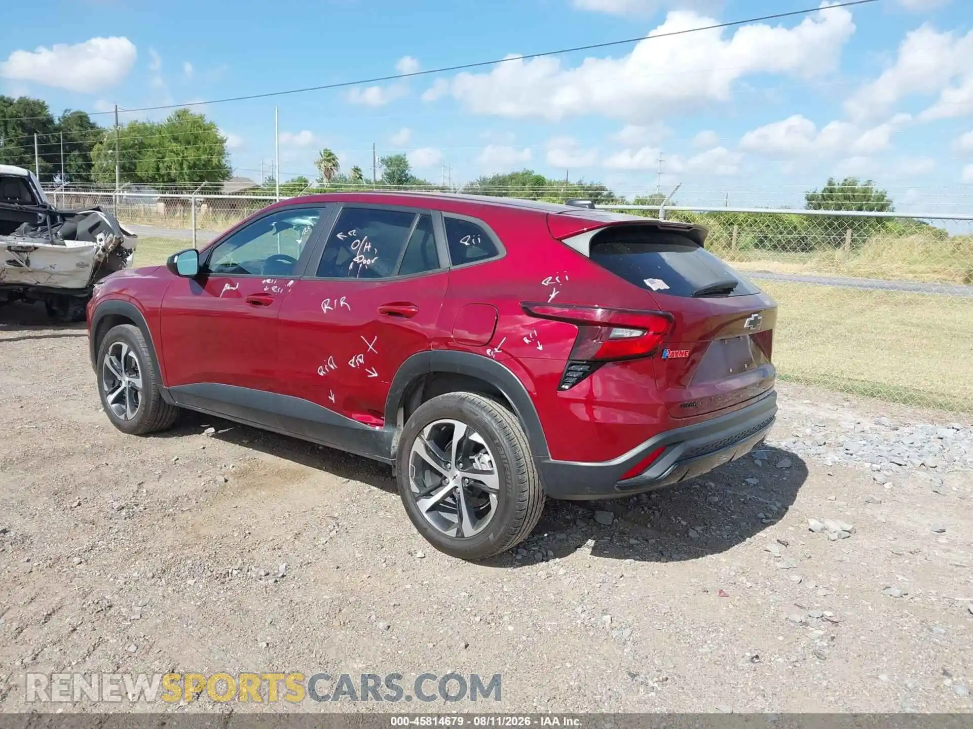 3 Photograph of a damaged car KL77LGE2XRC049191 CHEVROLET TRAX 2024