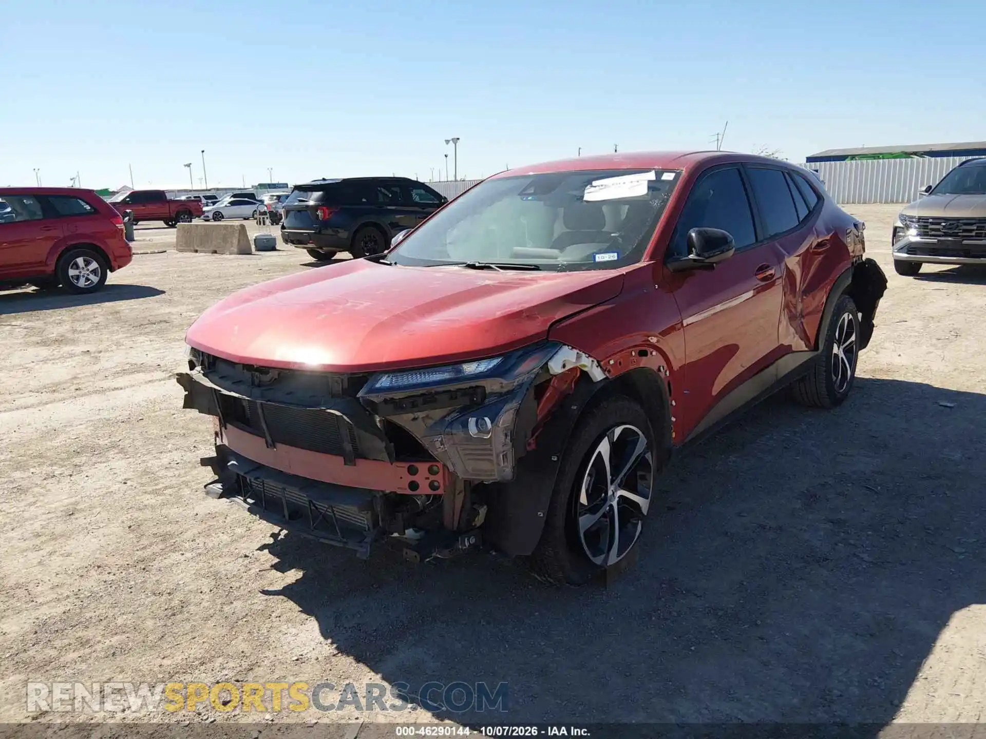 2 fotografías del automóvil dañado KL77LGE2XRC223308 CHEVROLET TRAX 2024