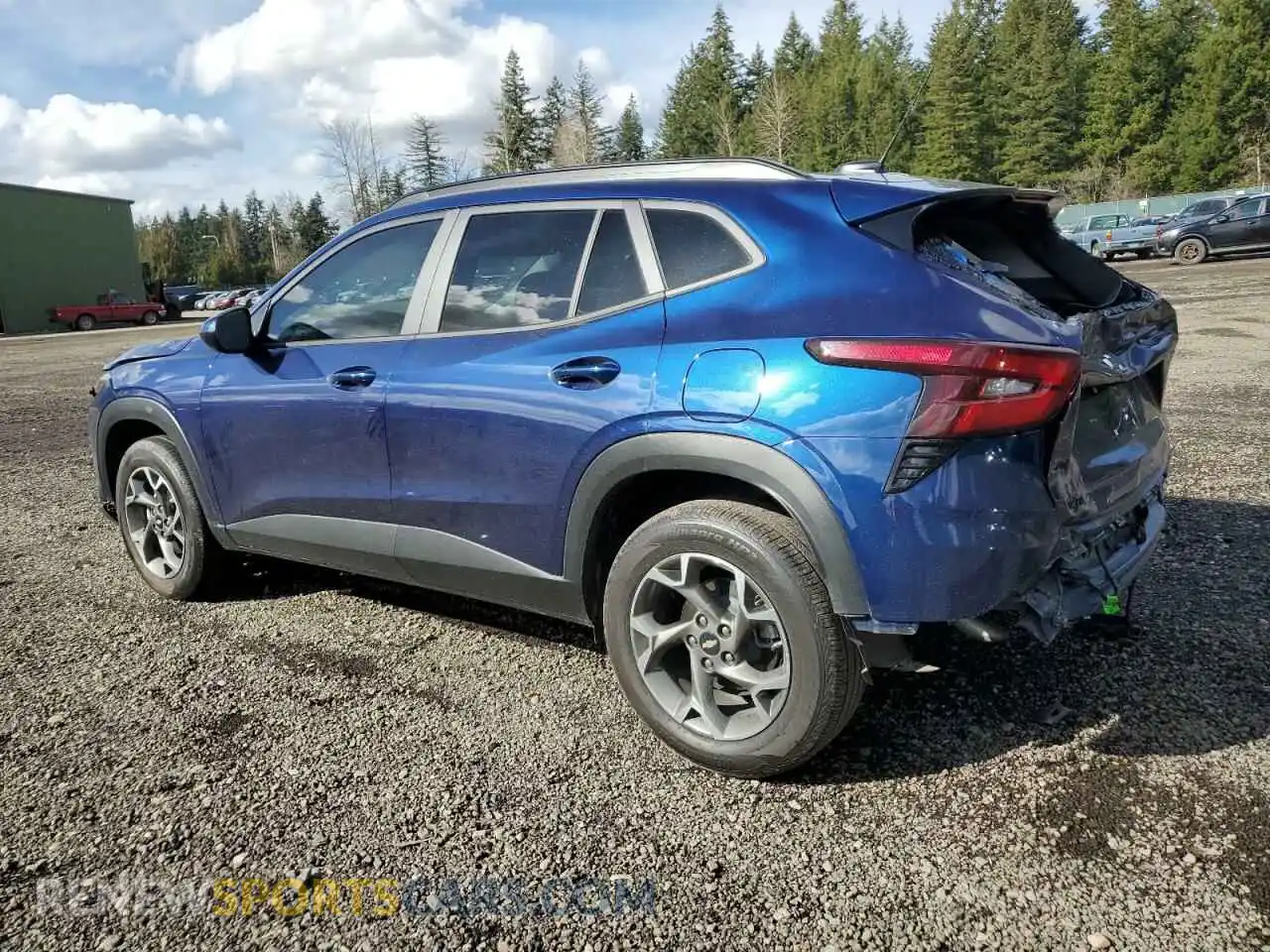 2 Photograph of a damaged car KL77LHE21RC148276 CHEVROLET TRAX 2024