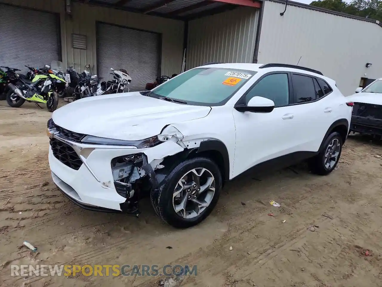1 Photograph of a damaged car KL77LHE22RC025005 CHEVROLET TRAX 2024