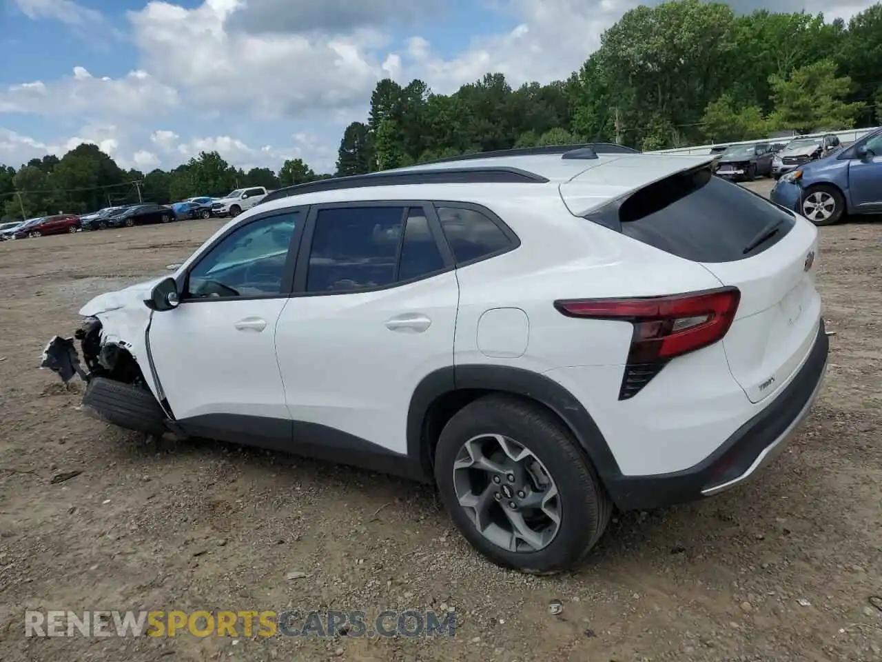 2 Фотография поврежденного автомобиля KL77LHE22RC246619 CHEVROLET TRAX 2024