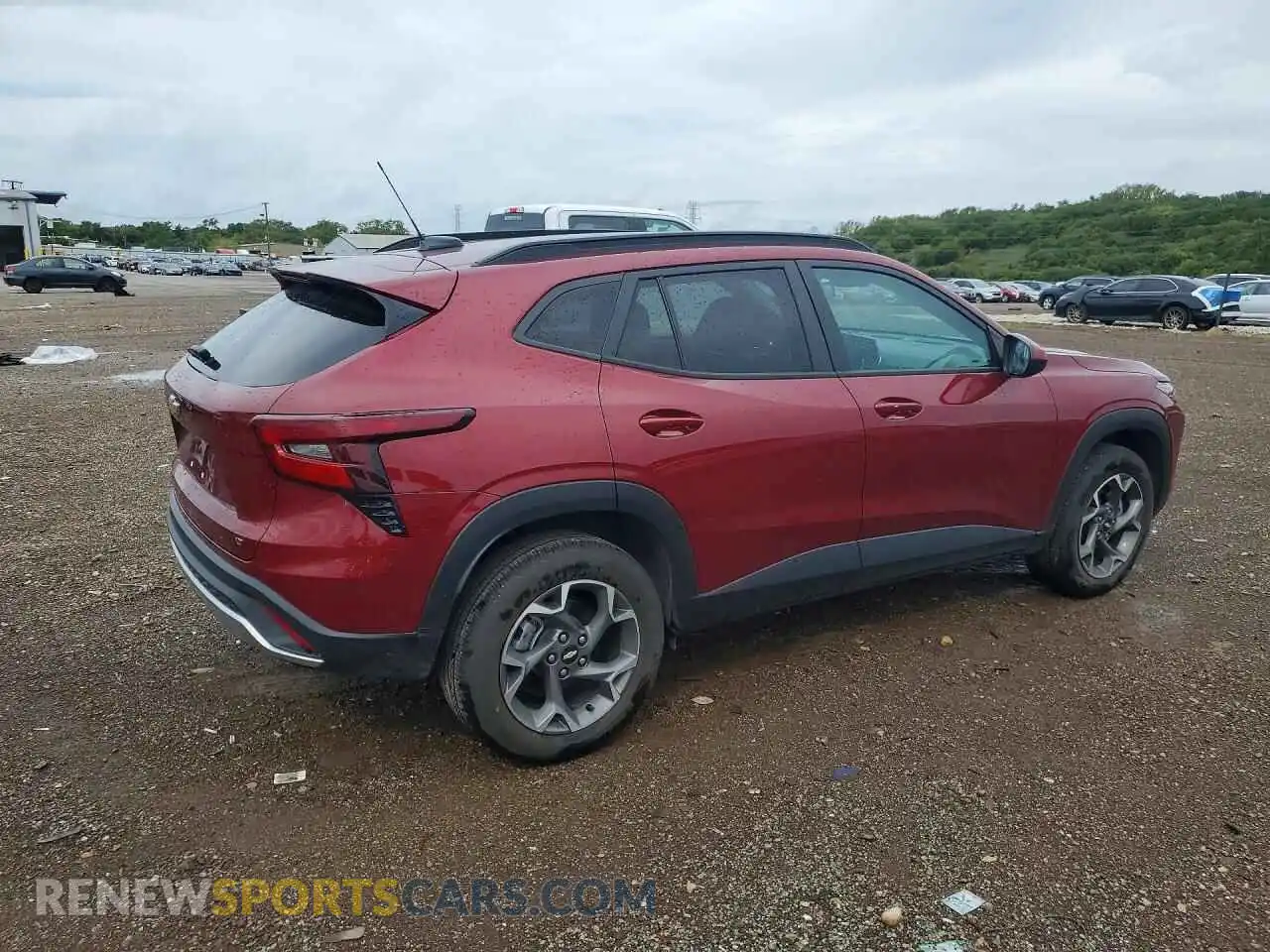 3 fotografías del automóvil dañado KL77LHE23RC059549 CHEVROLET TRAX 2024