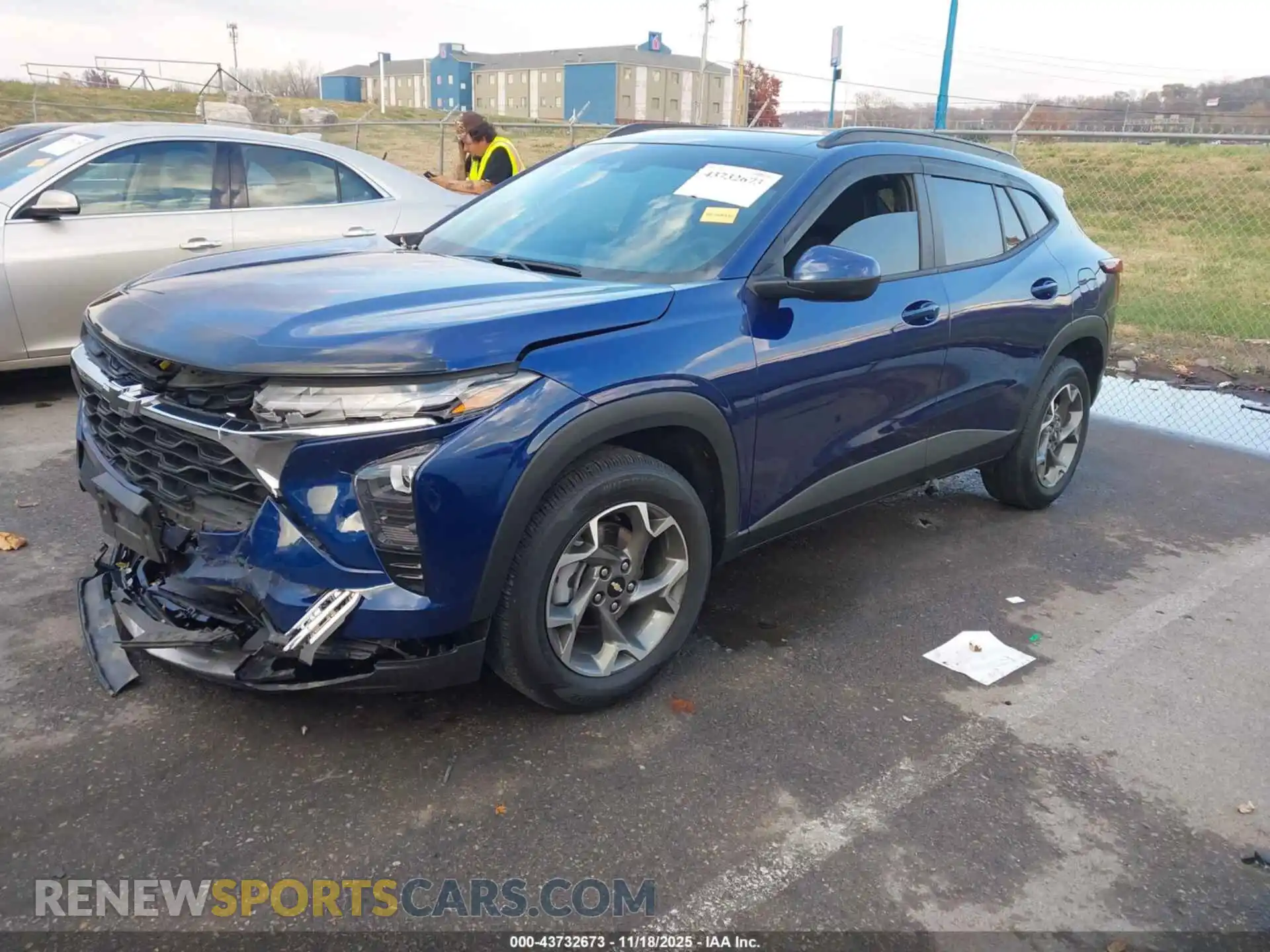 2 Photograph of a damaged car KL77LHE23RC148408 CHEVROLET TRAX 2024
