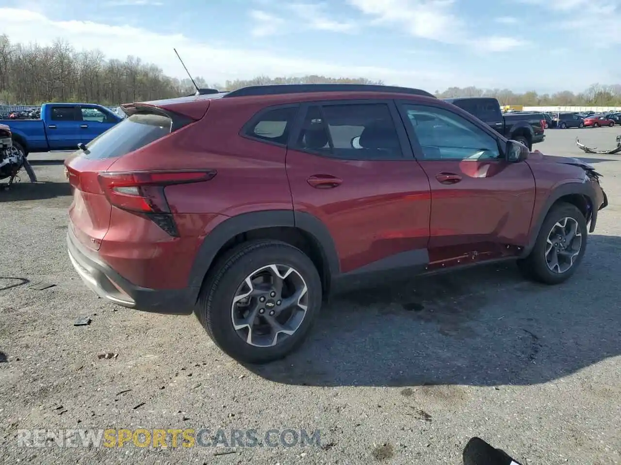 3 Photograph of a damaged car KL77LHE24RC079034 CHEVROLET TRAX 2024