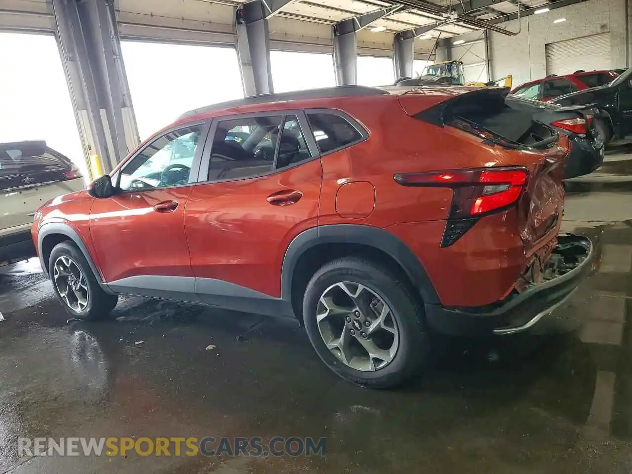 2 Photograph of a damaged car KL77LHE24RC091250 CHEVROLET TRAX 2024