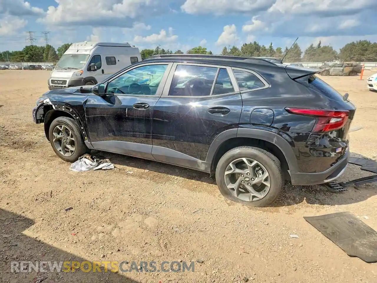 2 Photograph of a damaged car KL77LHE24RC231197 CHEVROLET TRAX 2024