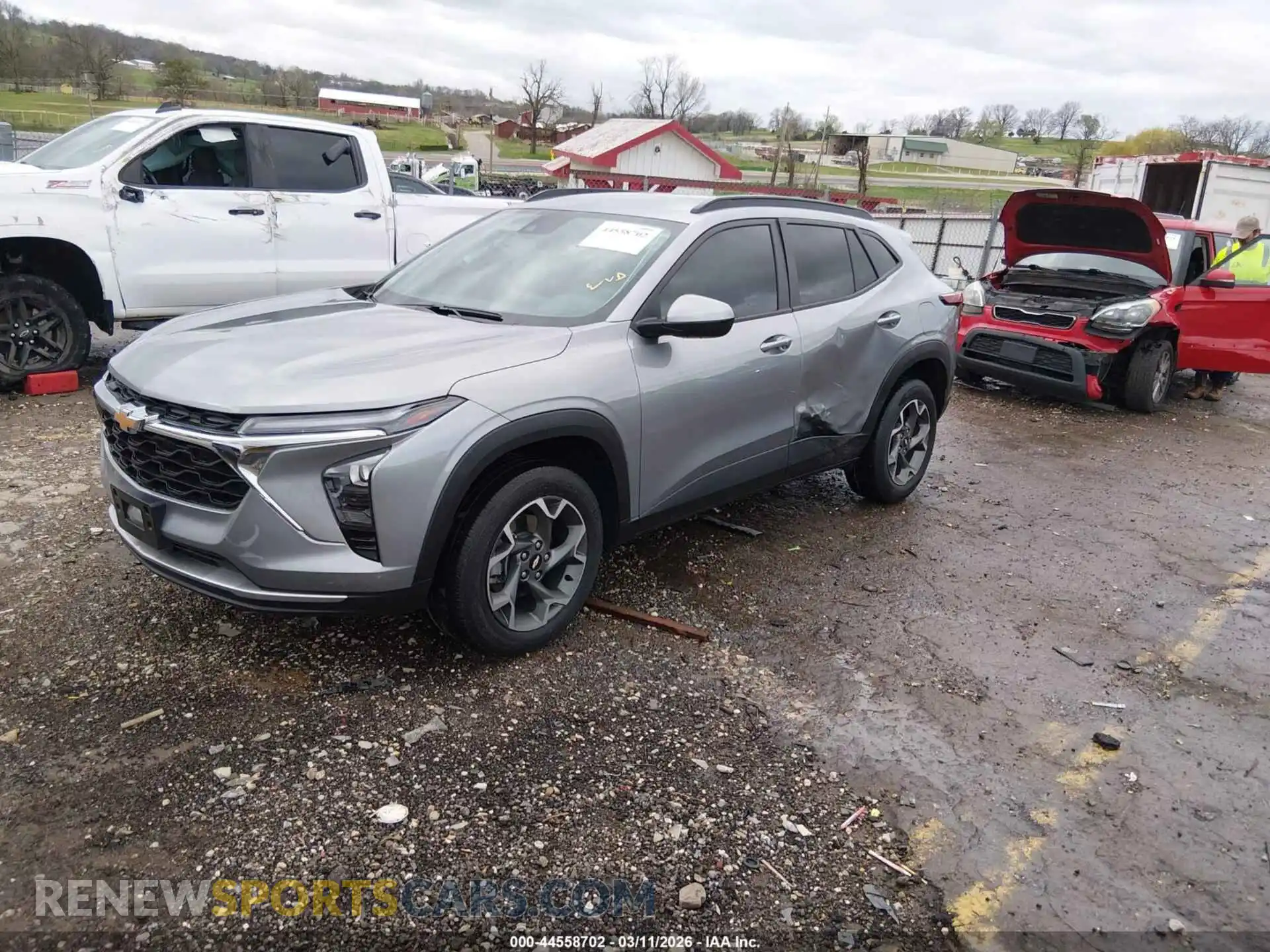 2 Photograph of a damaged car KL77LHE24RC241406 CHEVROLET TRAX 2024