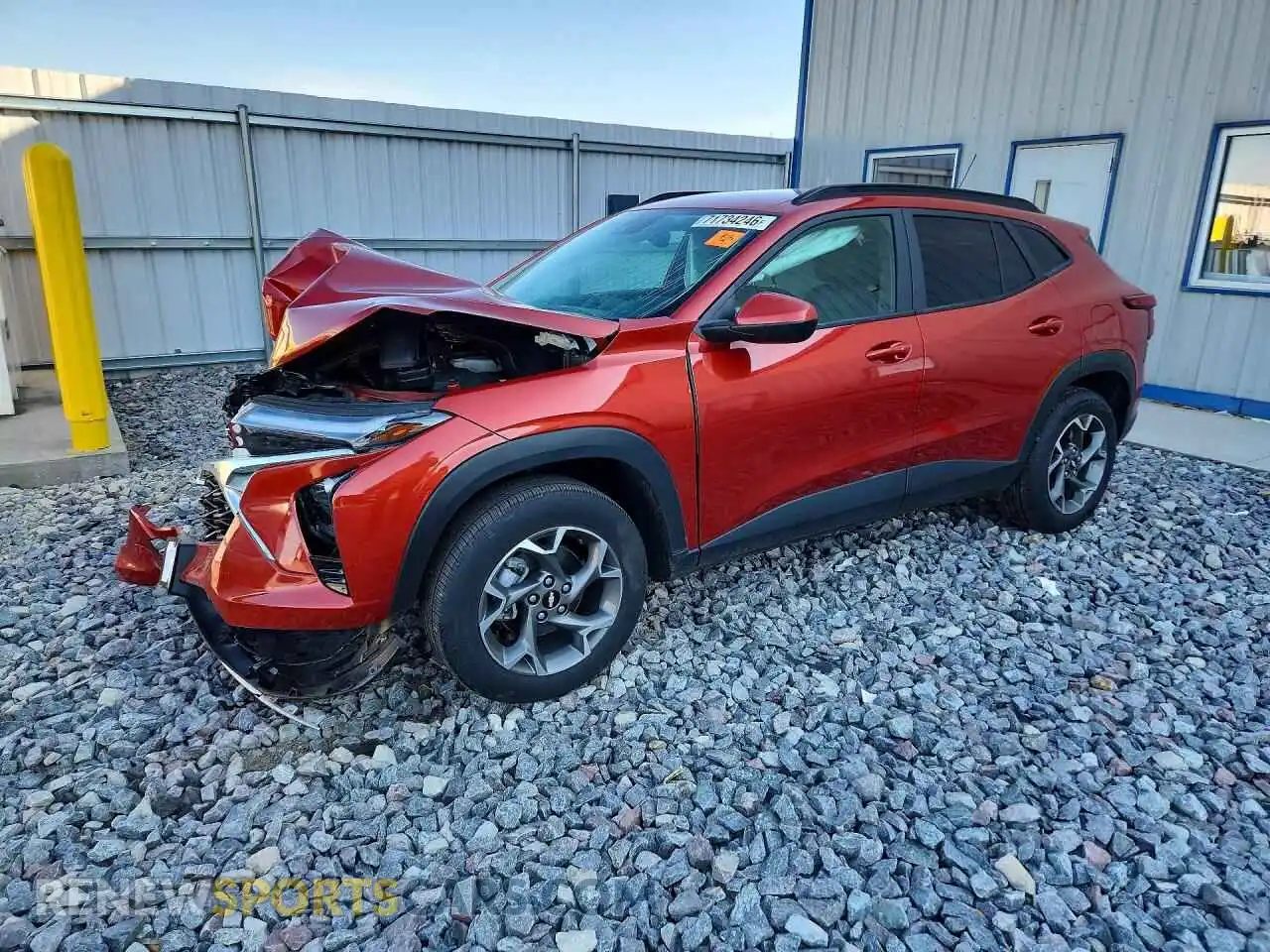 1 fotografías del automóvil dañado KL77LHE25RC176016 CHEVROLET TRAX 2024