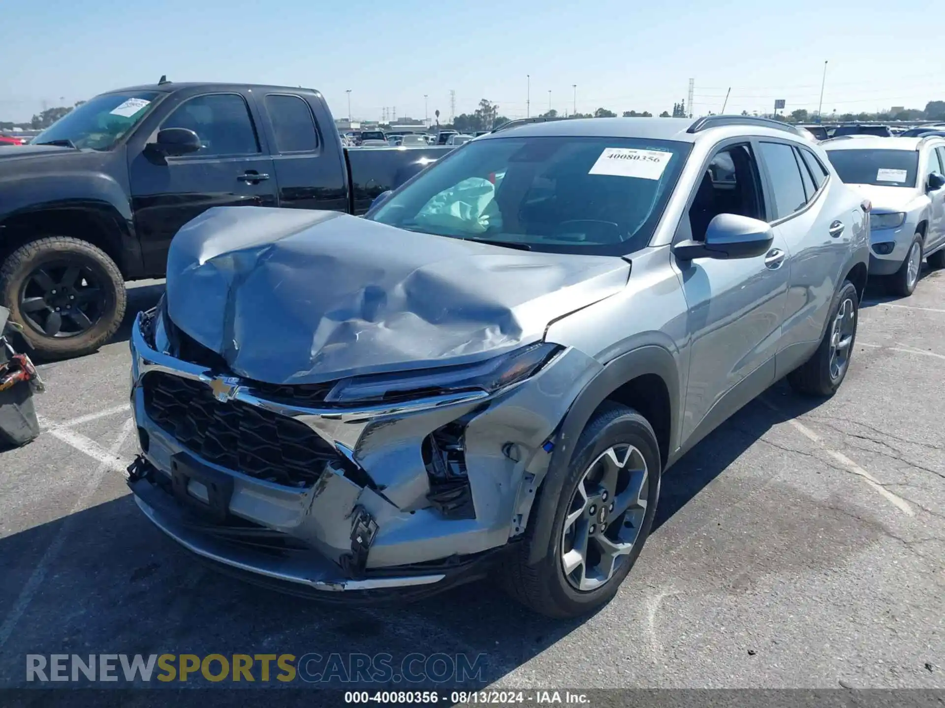 2 Photograph of a damaged car KL77LHE26RC227104 CHEVROLET TRAX 2024