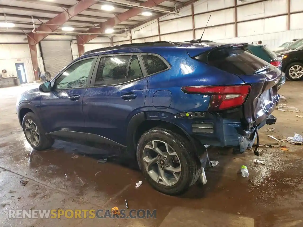 2 fotografías del automóvil dañado KL77LHE27RC107683 CHEVROLET TRAX 2024