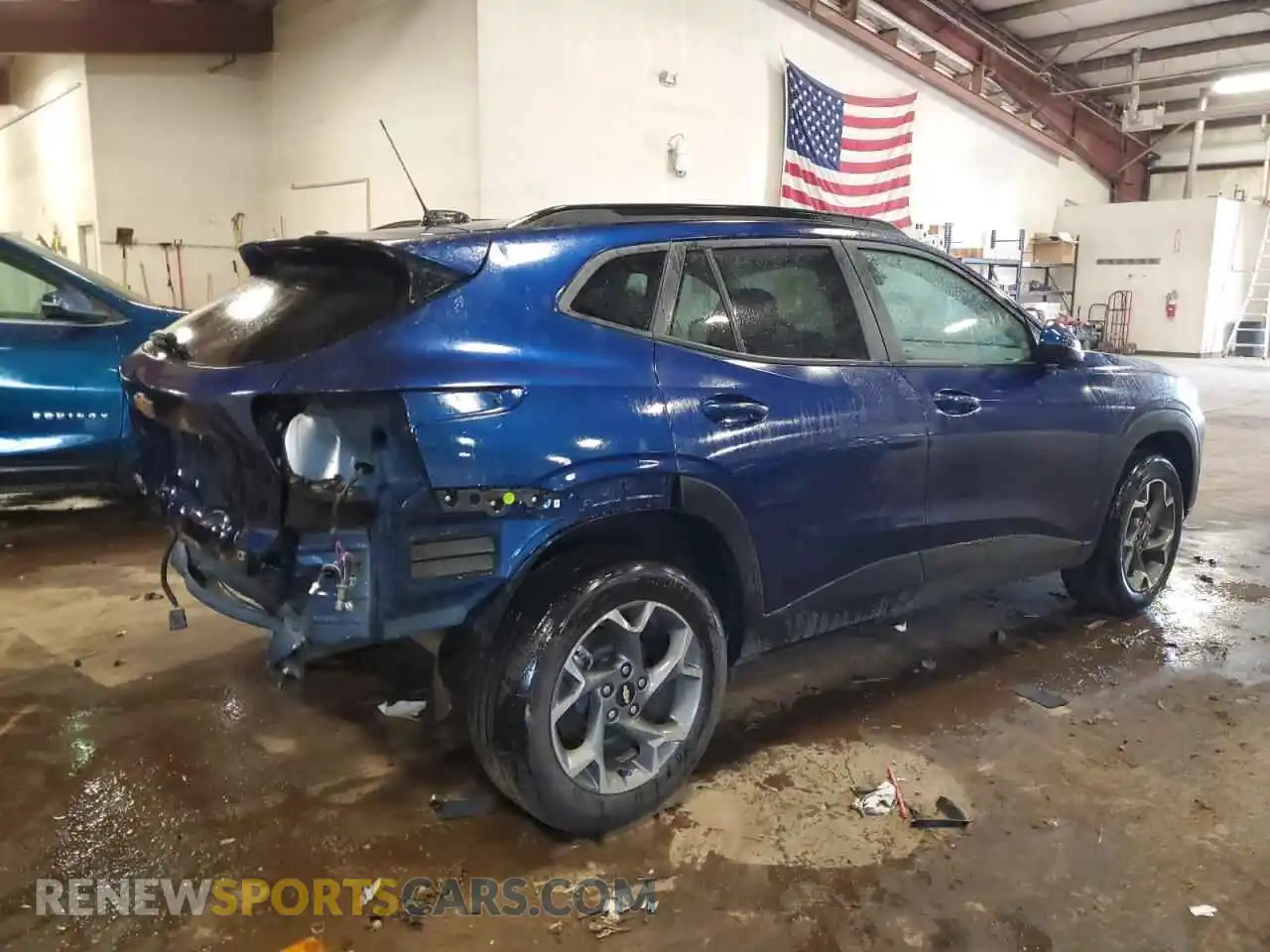 3 fotografías del automóvil dañado KL77LHE27RC107683 CHEVROLET TRAX 2024