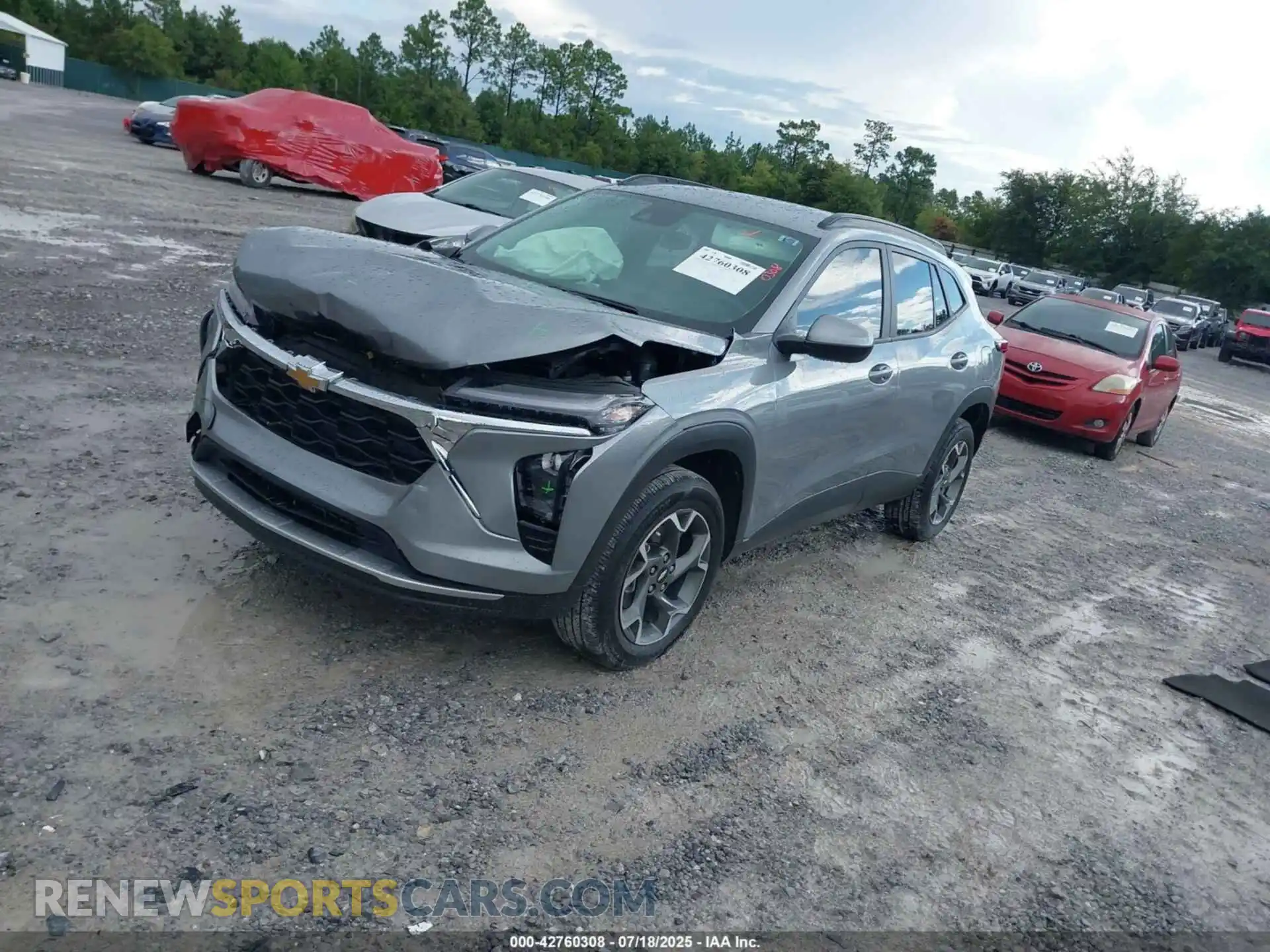 2 Photograph of a damaged car KL77LHE27RC185073 CHEVROLET TRAX 2024