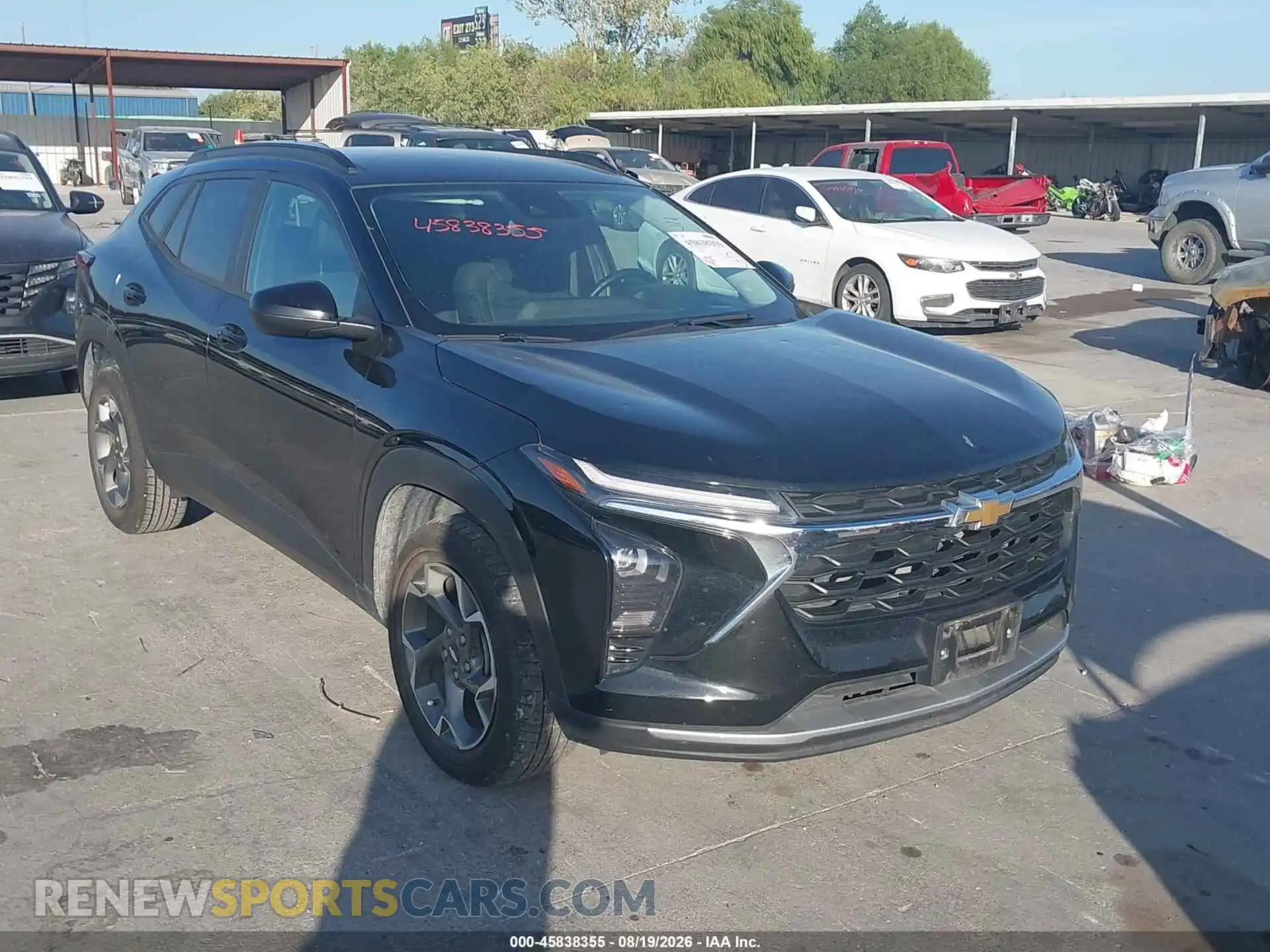 1 Photograph of a damaged car KL77LHE28RC001484 CHEVROLET TRAX 2024