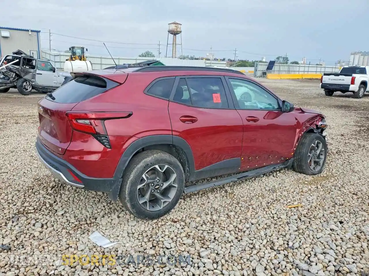 3 fotografías del automóvil dañado KL77LHE28RC216329 CHEVROLET TRAX 2024