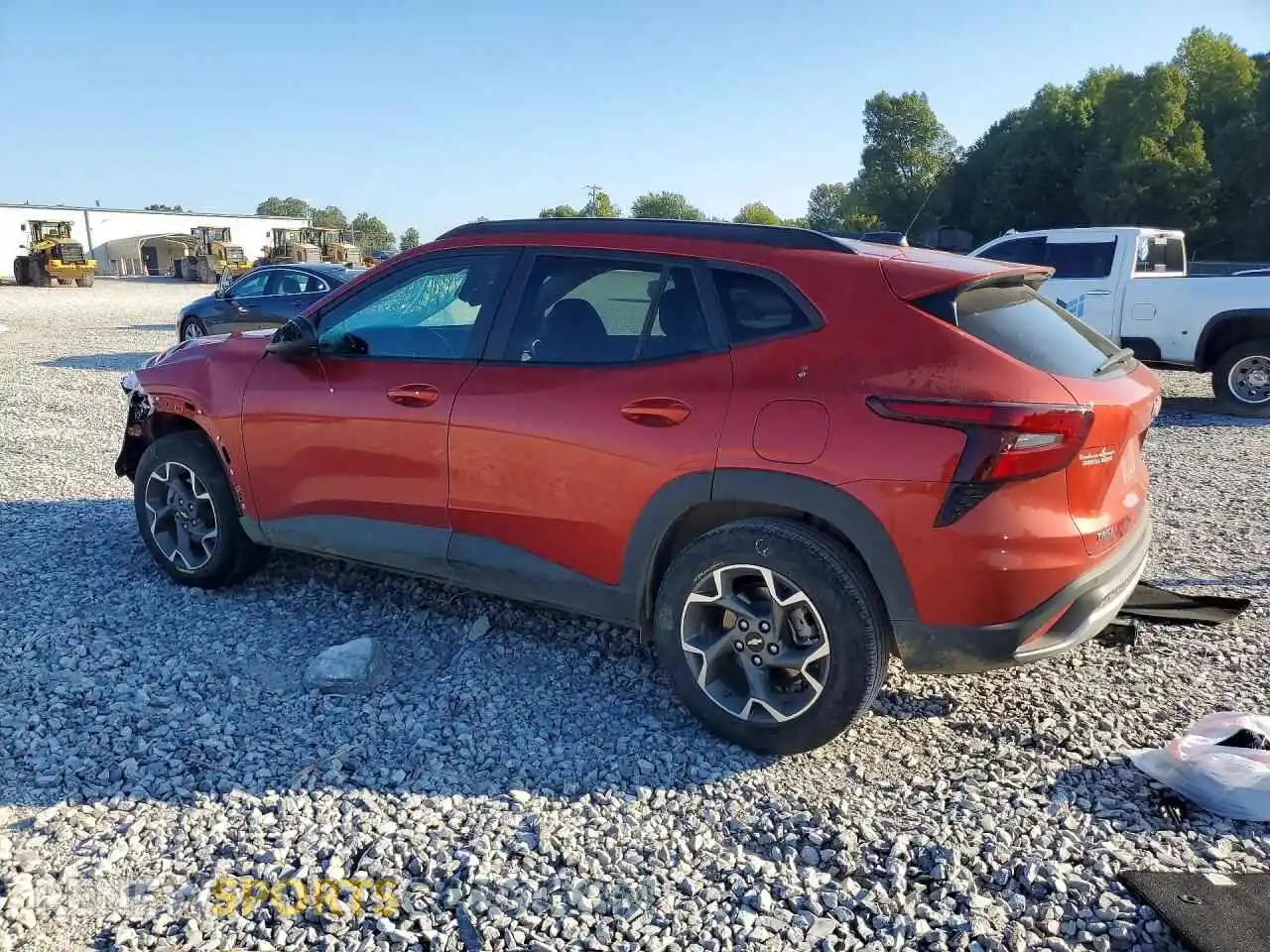 2 Photograph of a damaged car KL77LHE29RC197404 CHEVROLET TRAX 2024