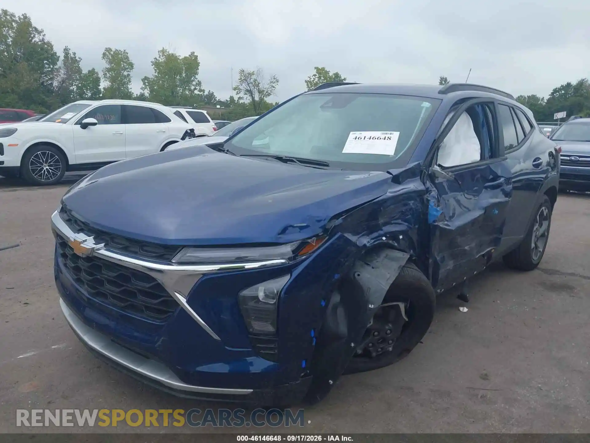 2 Фотография поврежденного автомобиля KL77LHE29RC199802 CHEVROLET TRAX 2024