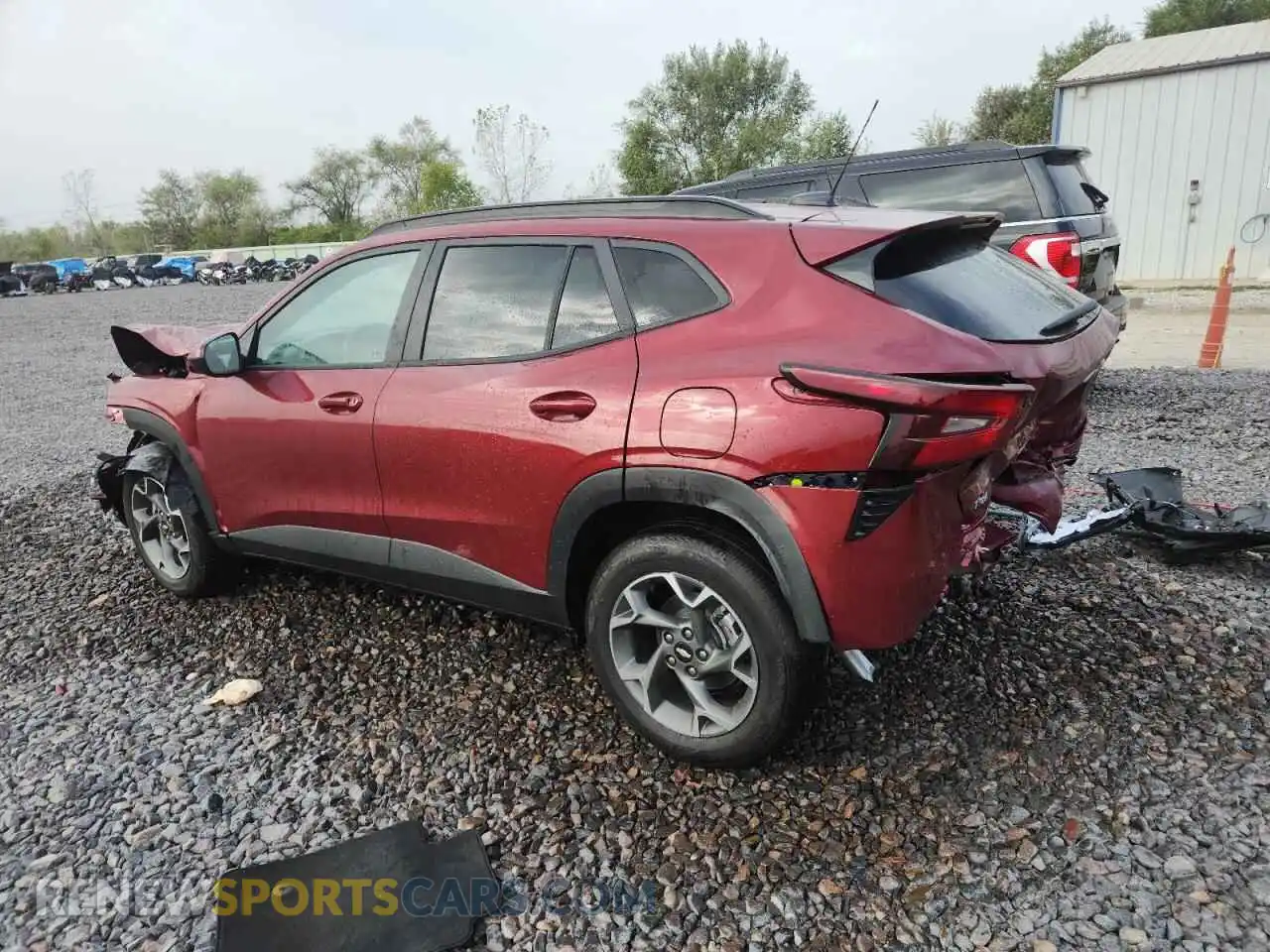 2 Photograph of a damaged car KL77LHE29RC212239 CHEVROLET TRAX 2024