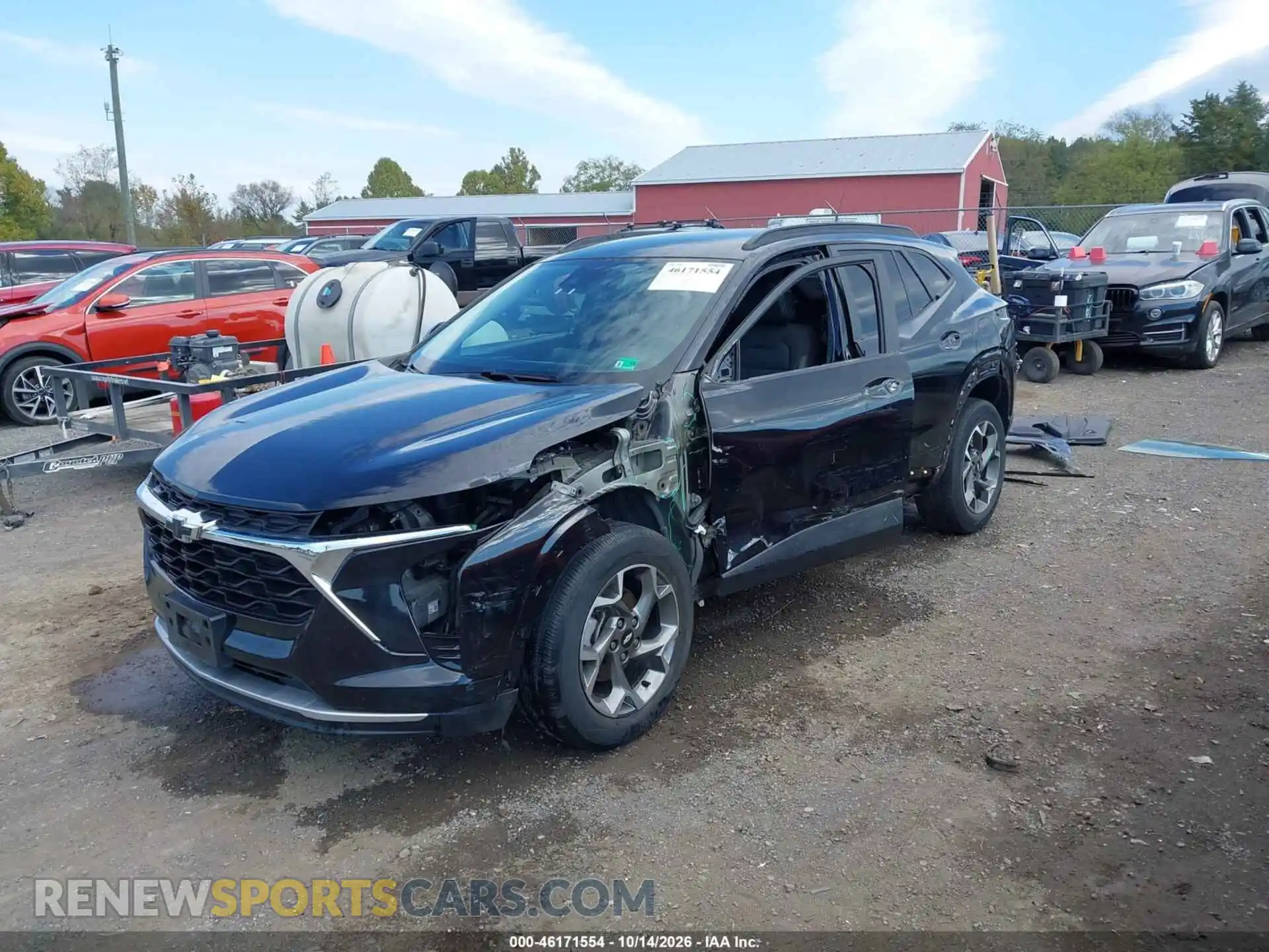 2 Photograph of a damaged car KL77LHE2XRC058091 CHEVROLET TRAX 2024