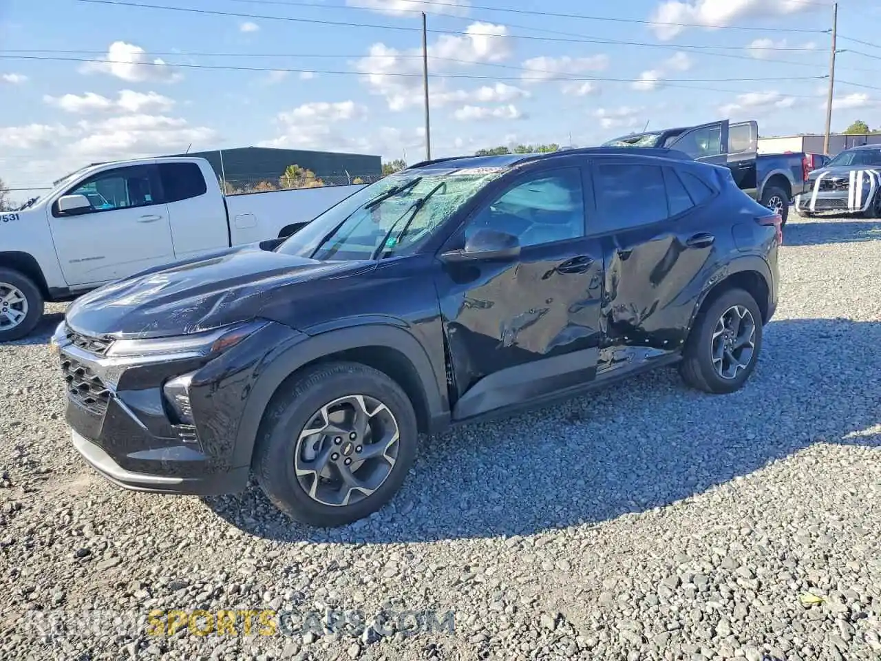 1 fotografías del automóvil dañado KL77LHE2XRC084349 CHEVROLET TRAX 2024