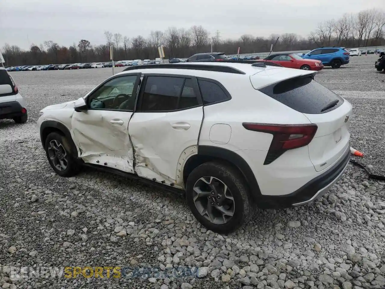 2 fotografías del automóvil dañado KL77LHE2XRC120234 CHEVROLET TRAX 2024