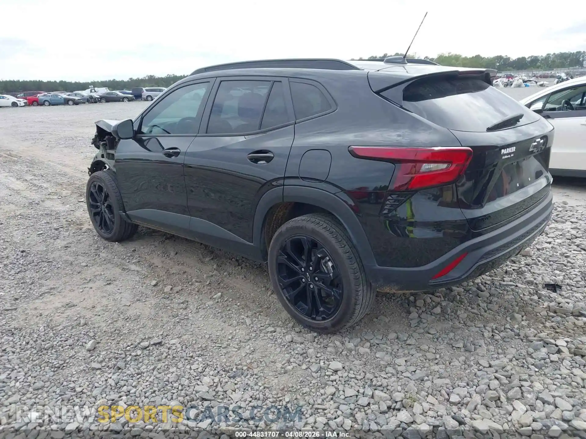 3 fotografías del automóvil dañado KL77LJE25RC055672 CHEVROLET TRAX 2024