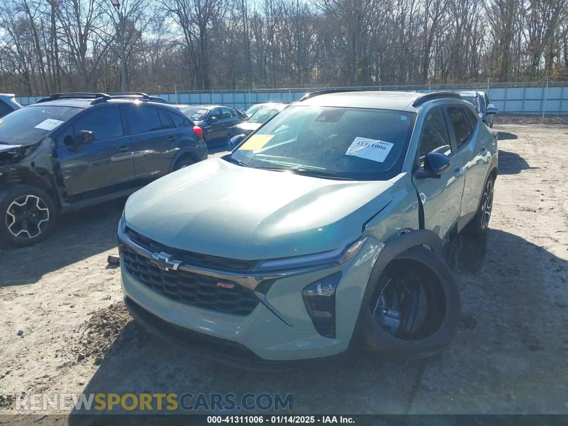 2 Фотография поврежденного автомобиля KL77LJE25RC123680 CHEVROLET TRAX 2024