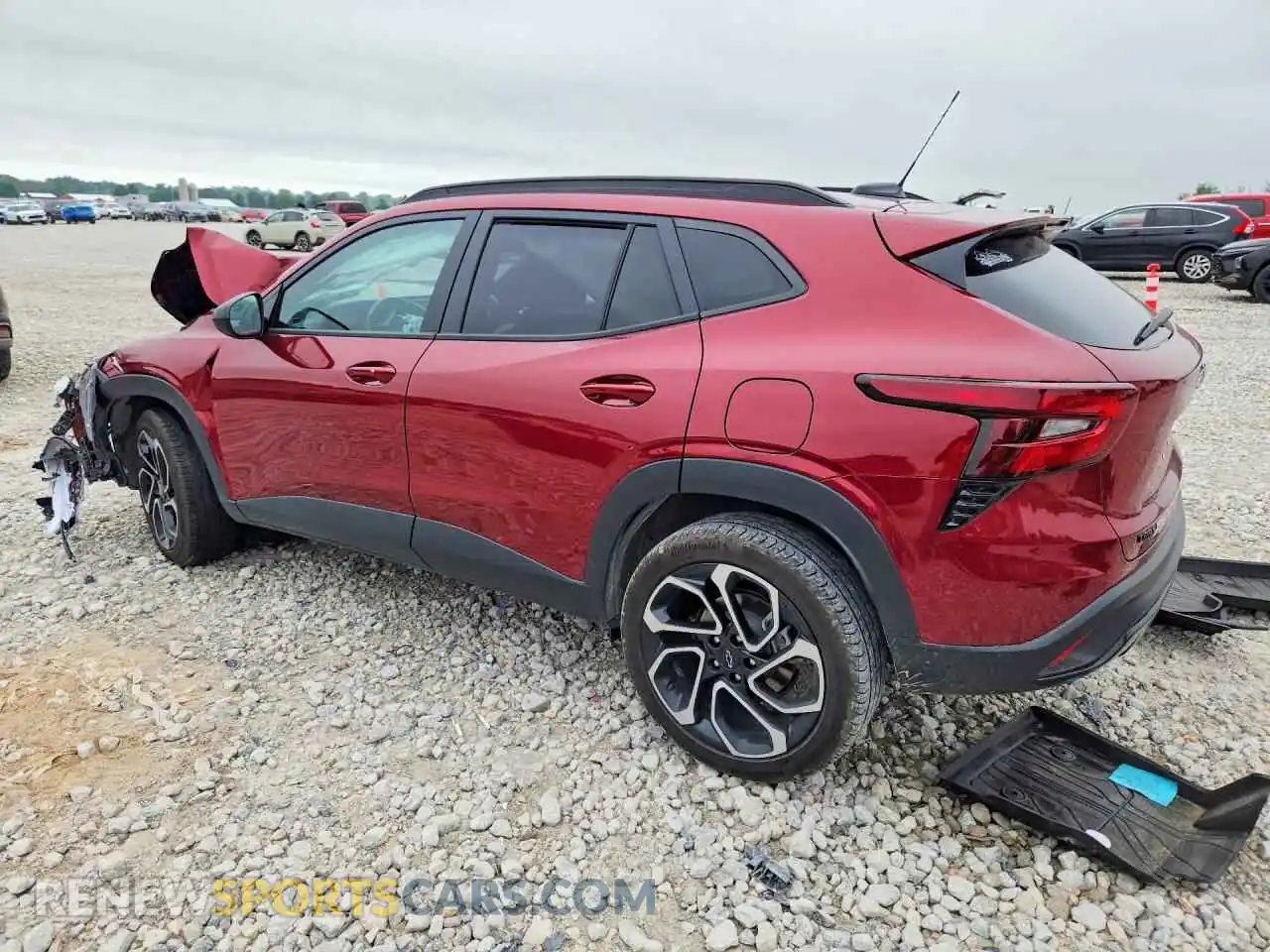 2 Фотография поврежденного автомобиля KL77LJE29RC015420 CHEVROLET TRAX 2024