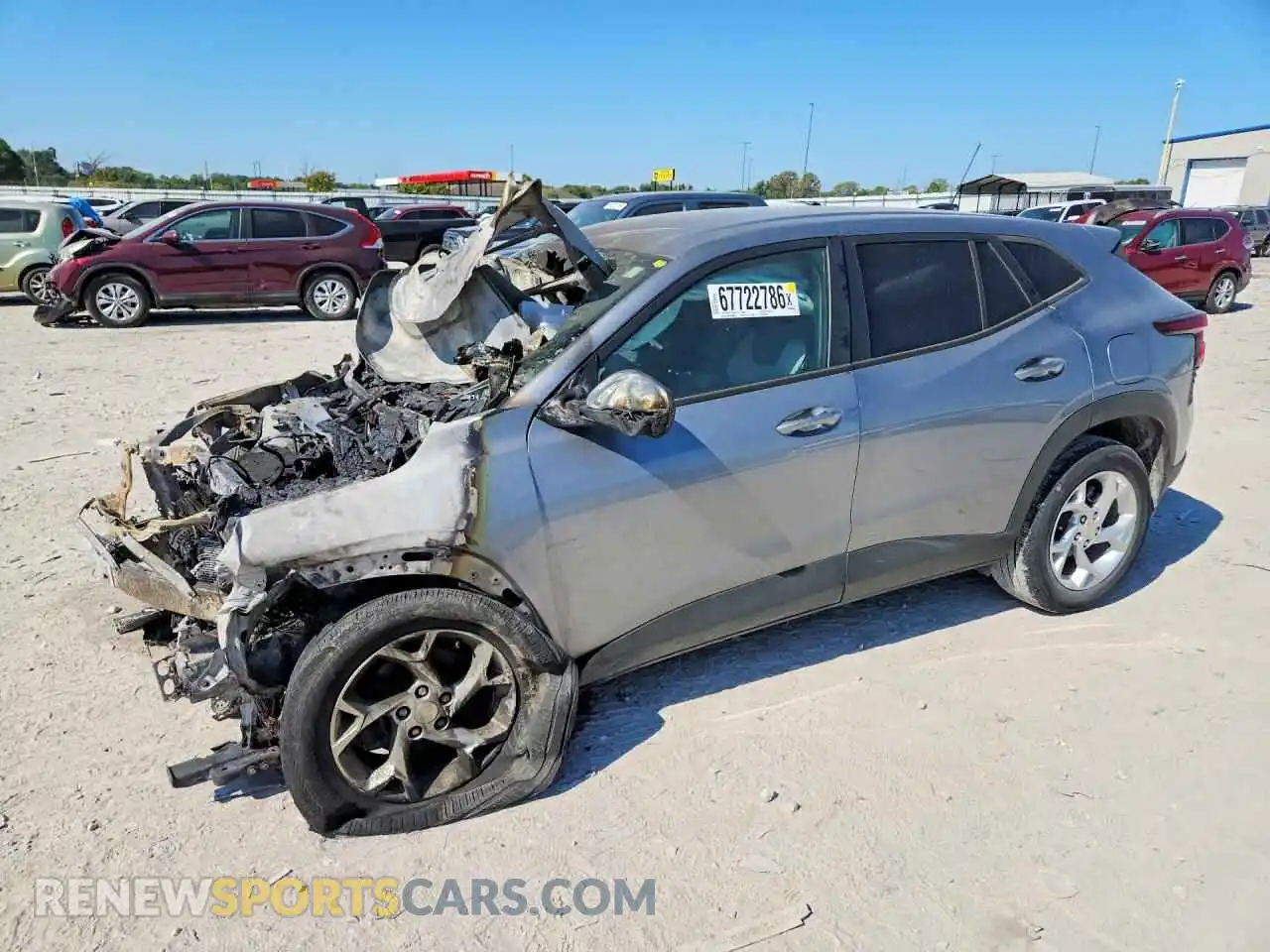 1 Photograph of a damaged car KL77LFEP0SC007267 CHEVROLET TRAX 2025