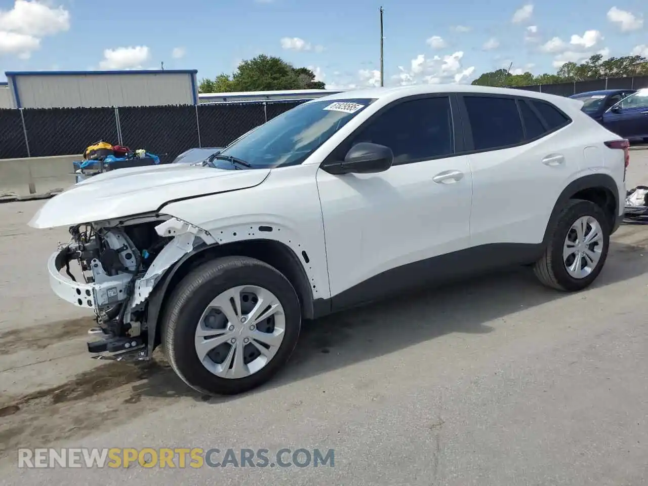 1 Photograph of a damaged car KL77LFEP0SC108521 CHEVROLET TRAX 2025