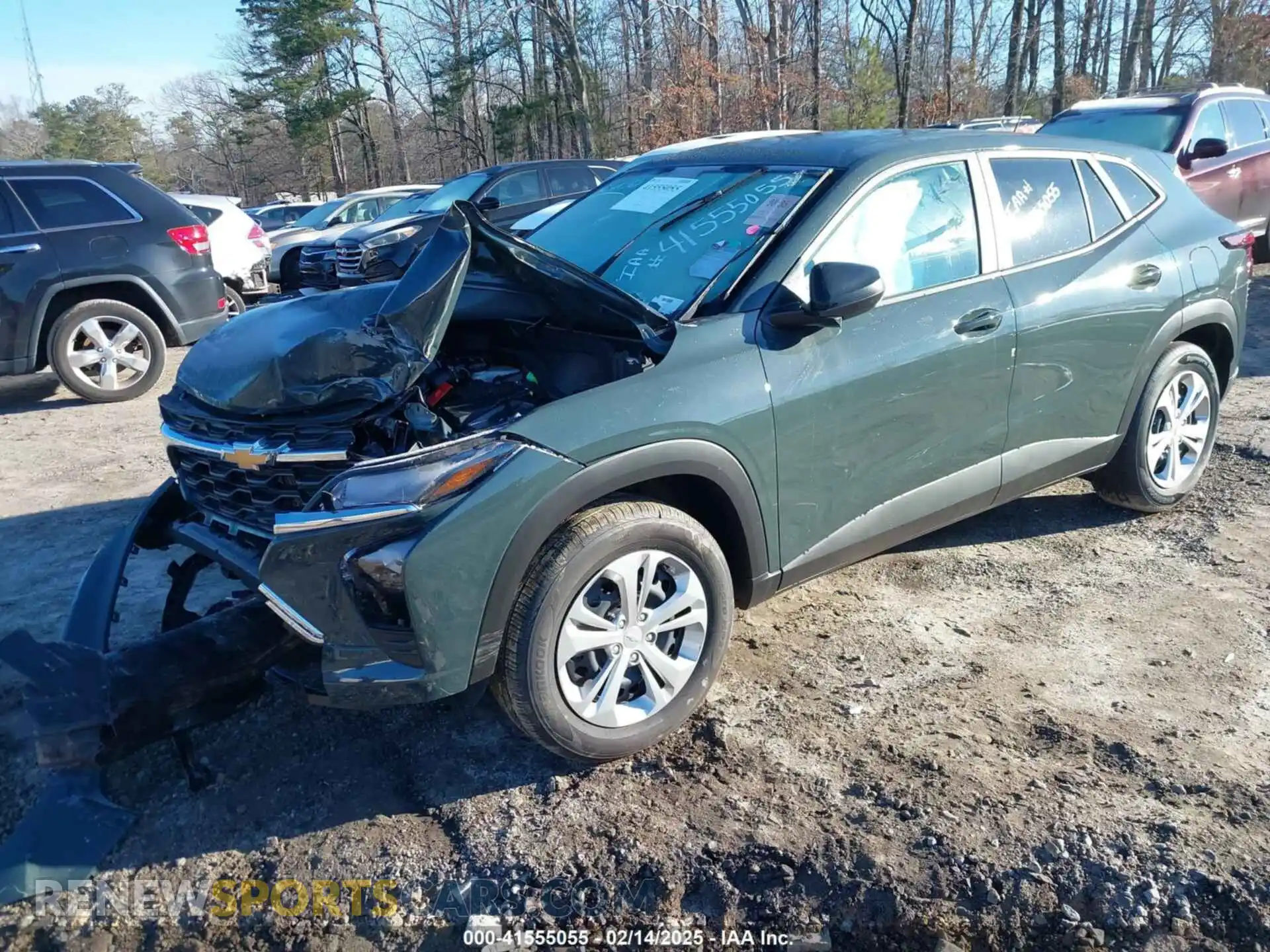 2 Photograph of a damaged car KL77LFEP0SC111399 CHEVROLET TRAX 2025
