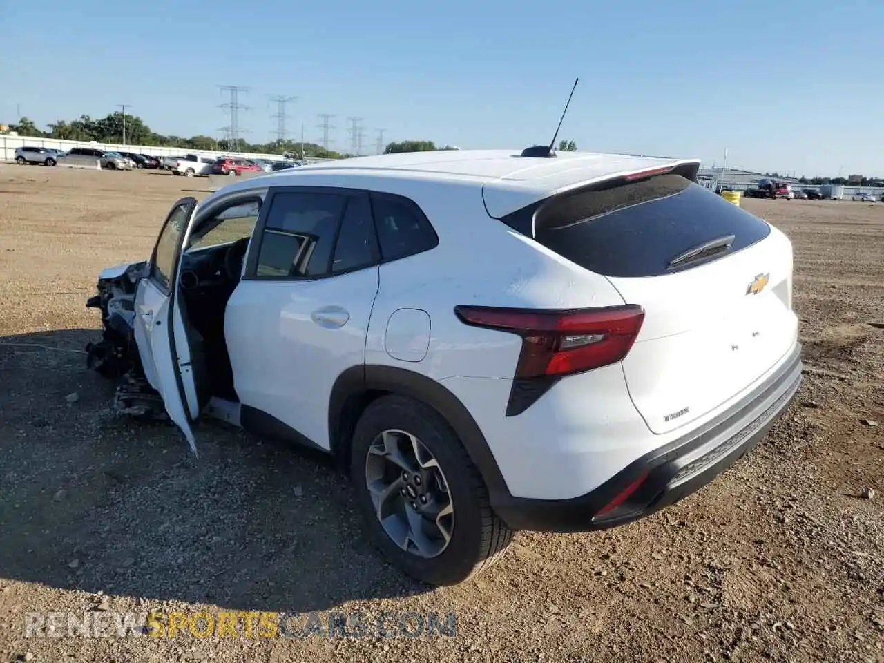 2 Photograph of a damaged car KL77LFEP0SC125755 CHEVROLET TRAX 2025