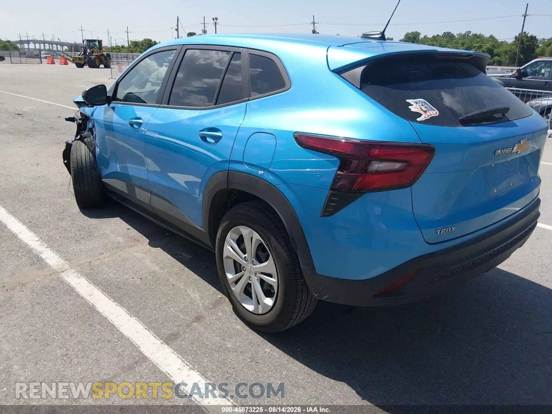 3 Photograph of a damaged car KL77LFEP0SC216816 CHEVROLET TRAX 2025