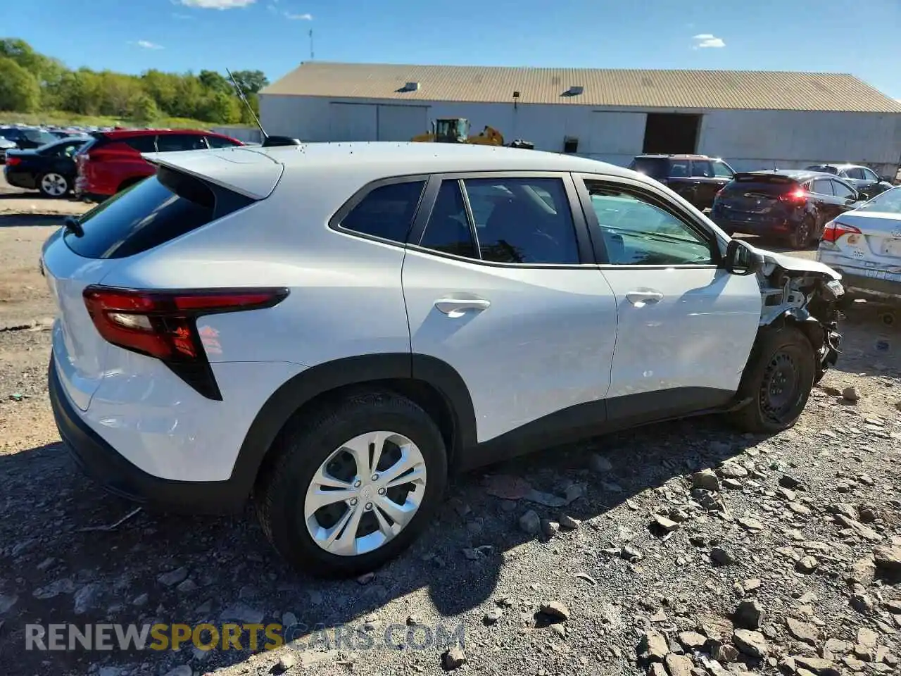 3 Photograph of a damaged car KL77LFEP0SC313417 CHEVROLET TRAX 2025