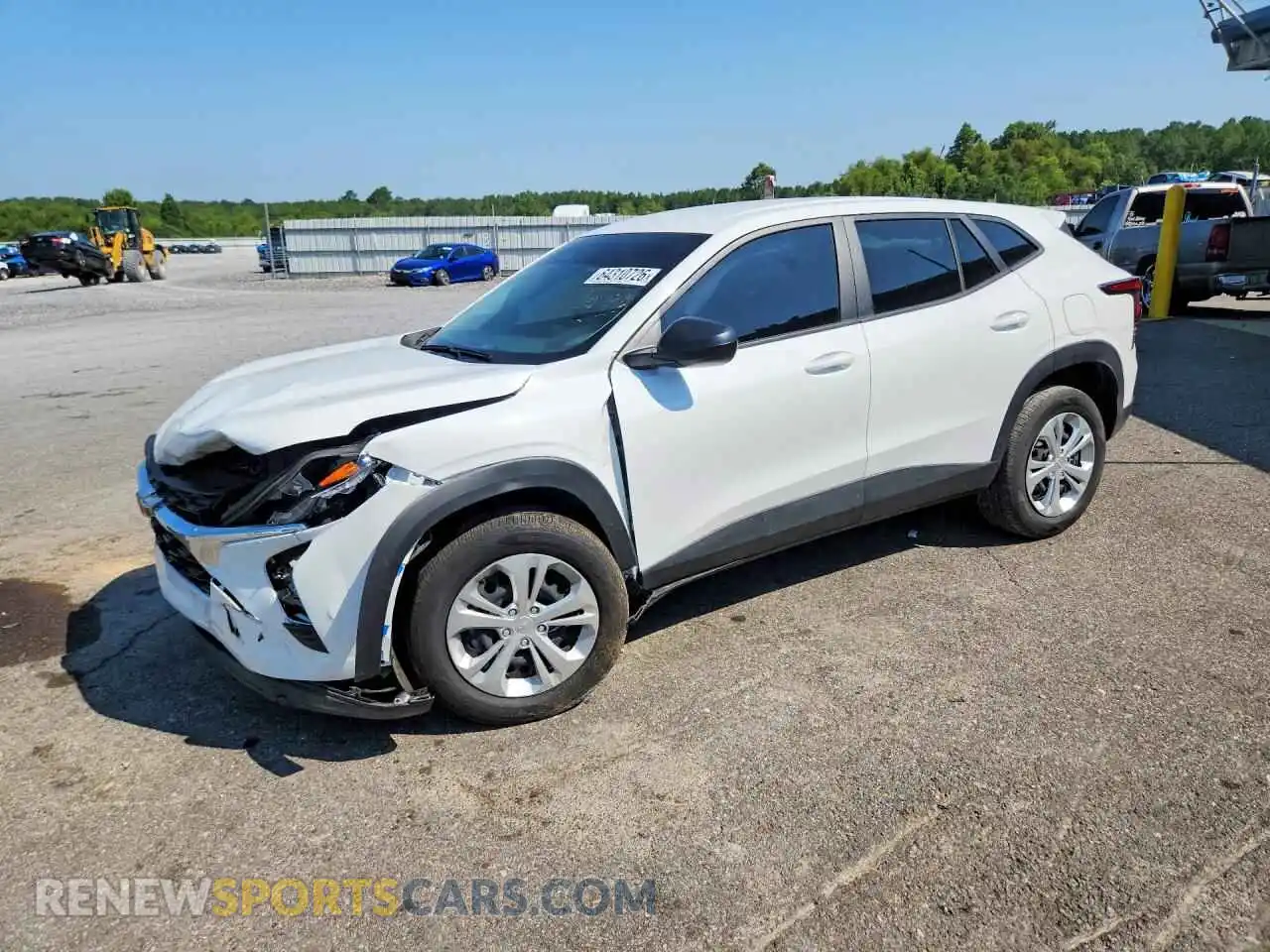 1 Photograph of a damaged car KL77LFEP0SC345090 CHEVROLET TRAX 2025