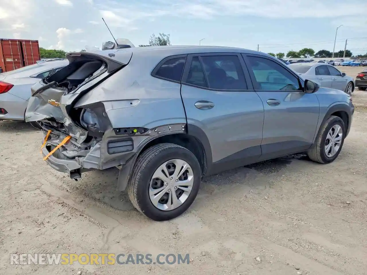 3 Photograph of a damaged car KL77LFEP1SC161065 CHEVROLET TRAX 2025
