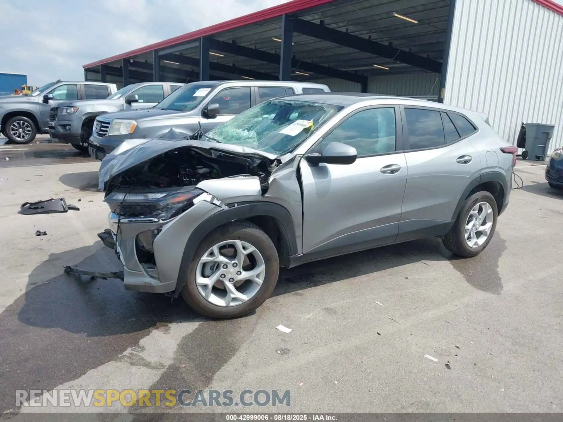 2 Photograph of a damaged car KL77LFEP1SC226836 CHEVROLET TRAX 2025