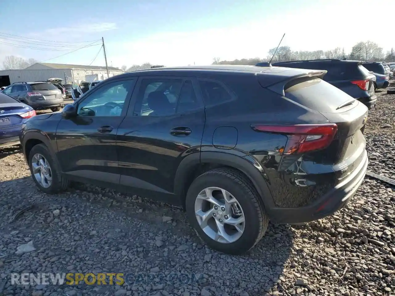 2 Photograph of a damaged car KL77LFEP2SC043686 CHEVROLET TRAX 2025
